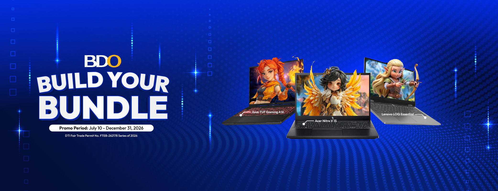 BDO x GigaHertz Build Your Bundle Promo