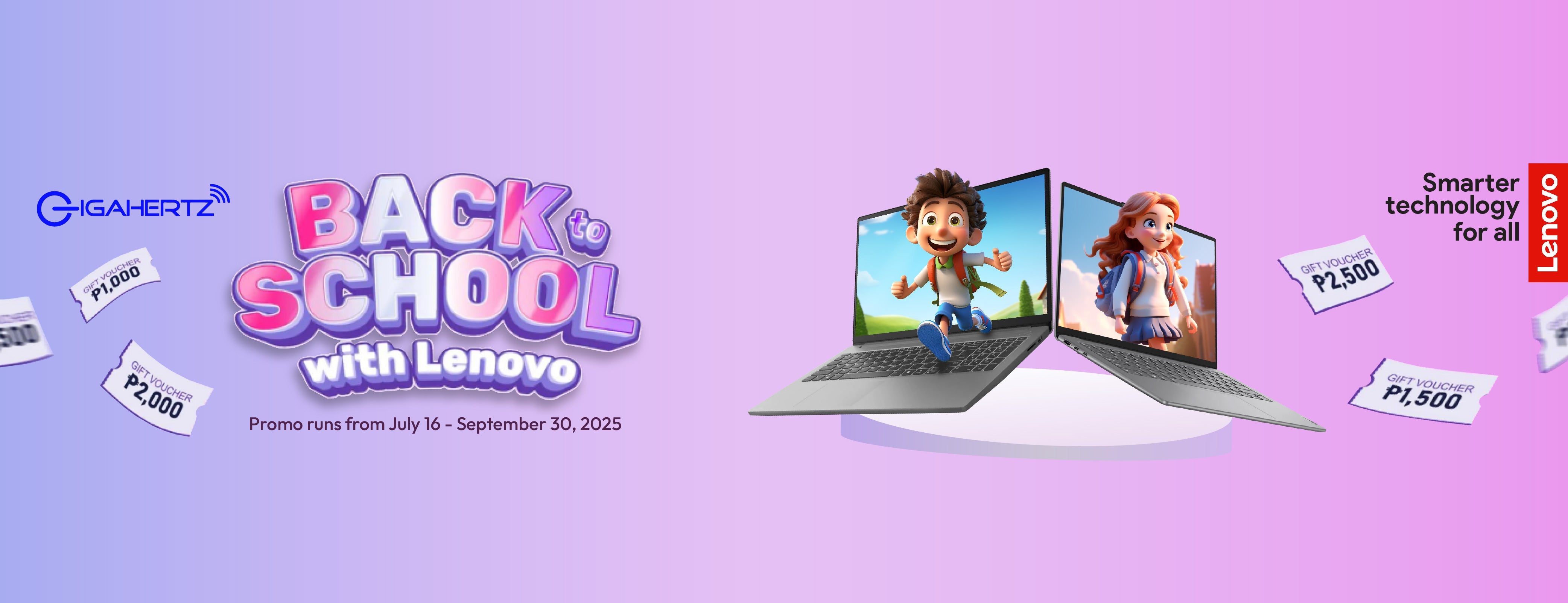 Lenovo Back-to-School Promo 2025 | GigaHertz