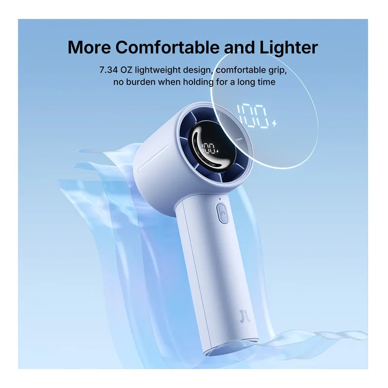 JisuLife LIFE 10S 5000mAh Handheld Fan (Blue)