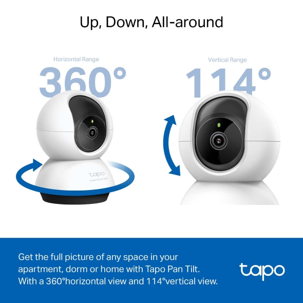 Tapo C220 V2 Pan/Tilt AI Home Security Wi-Fi Camera