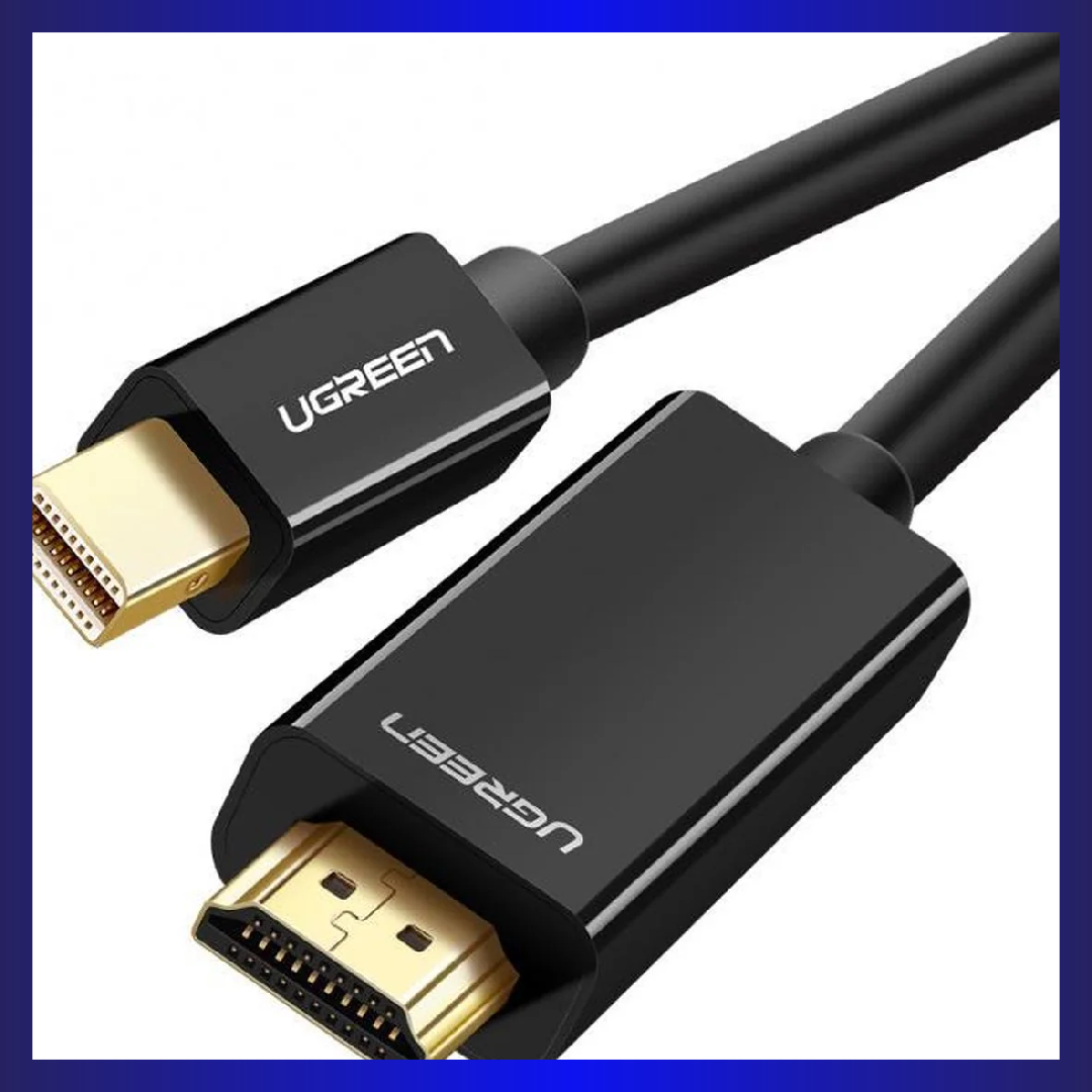 UGREEN 4K HDMI | Male to Mini DP Male Cable | 1.5m (Black) (20848)