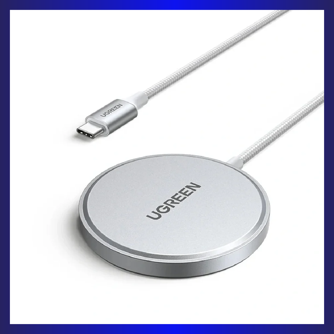 UGREEN 15W 1.5m USB-C Wireless Magnetic MagSafe Charger (Black) (30233)