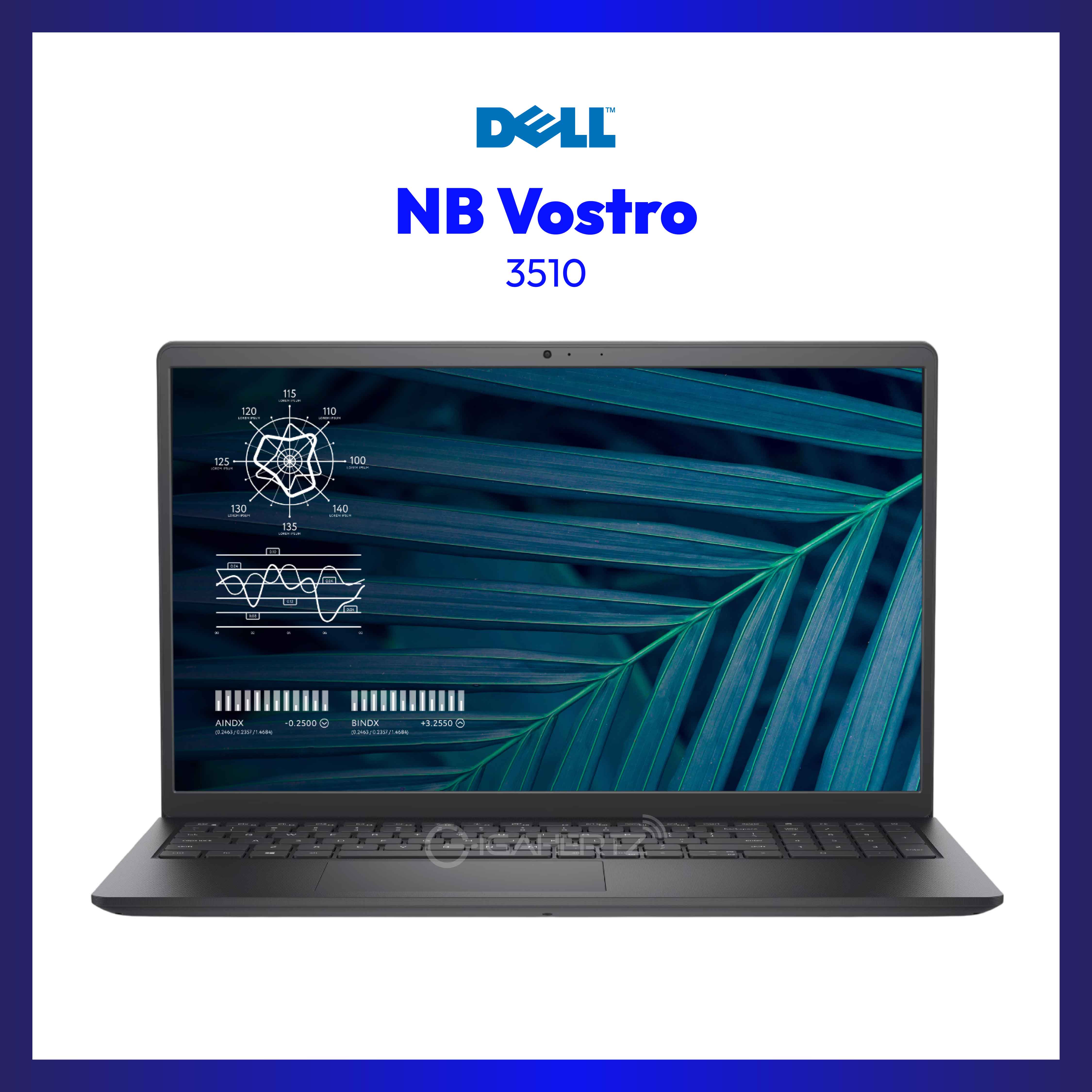 Dell NB Vostro 3510 i3-1115G4 | 15.6" HD | i3-1115G4 | UHD Graphics | 8GB RAM | 1TB HDD + 128GB SSD | WIN 10