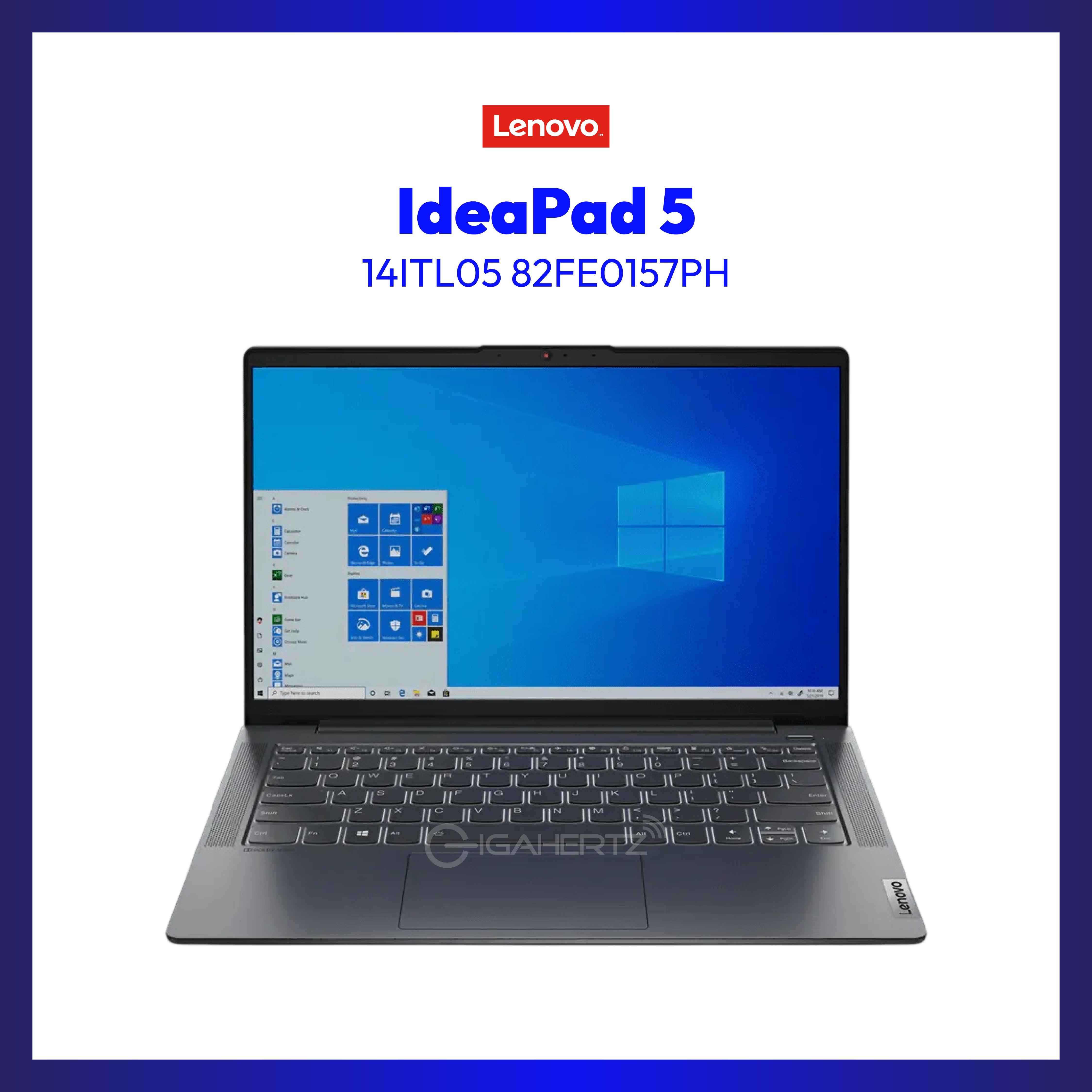 Lenovo IdeaPad 5 14ITL05 82FE0157PH | 14" FHD | i5-1135G7 | Iris Xe Graphics | 8GB RAM | 512GB SSD | WIN 11