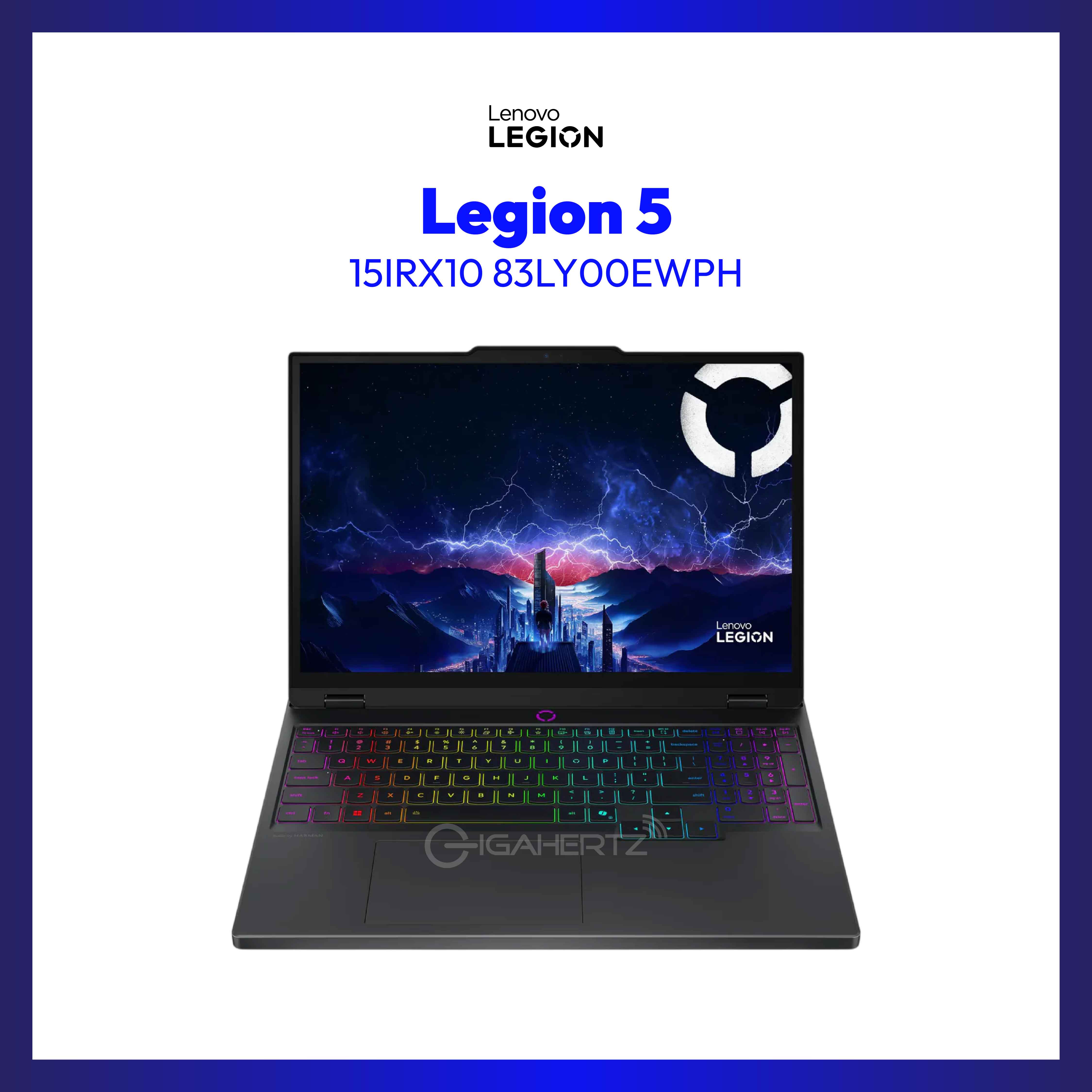 Lenovo Legion 5 15IRX10 83LY00EWPH | 15.3" WUXGA | Intel Core i7-13650HX | GeForce RTX 5050 | 16GB RAM | 512GB SSD | WIN 11