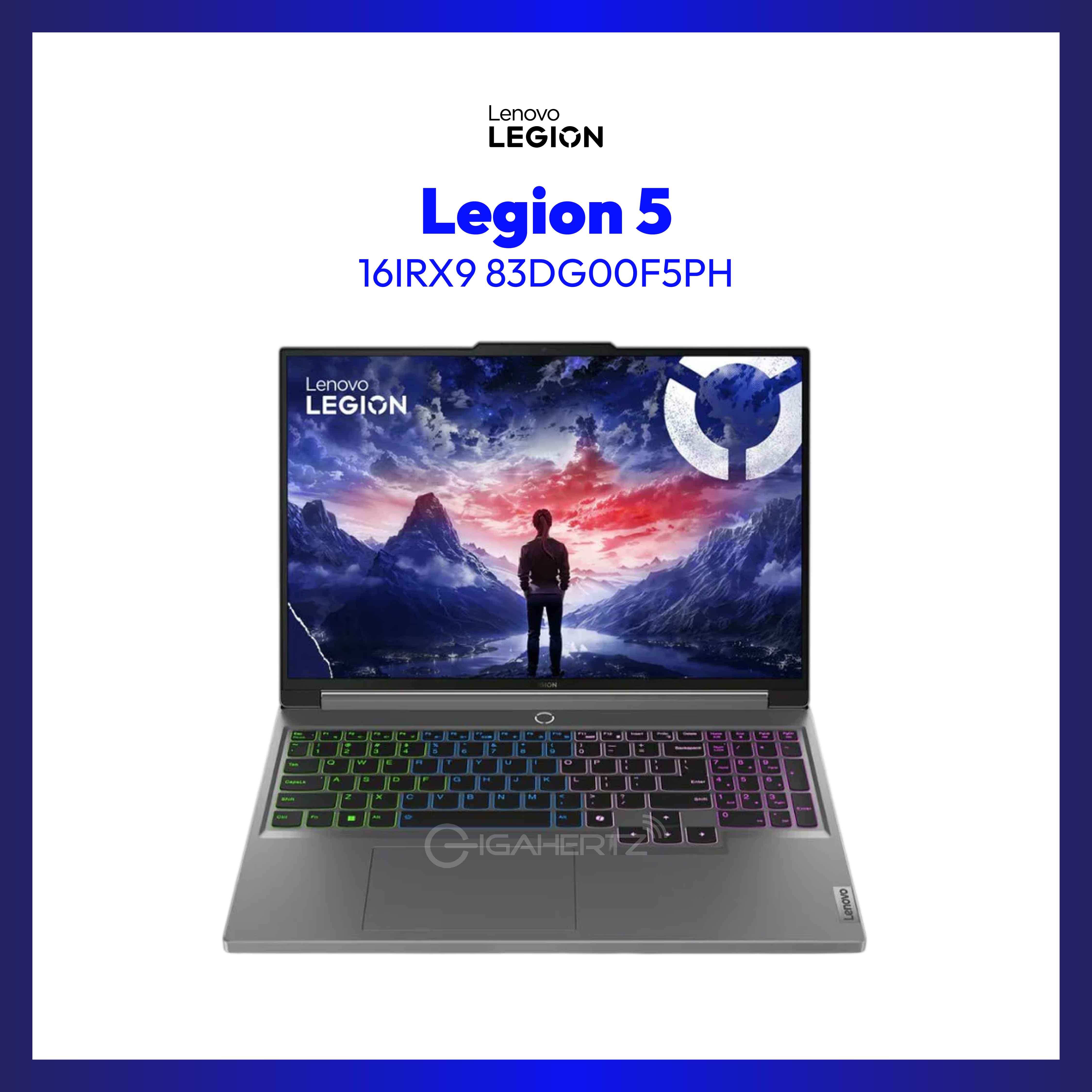 Lenovo Legion 5 16IRX9 83DG00F5PH | 16″ WQXGA | i7-13650HX | GeForce RTX 4060 | 16GB RAM | 512GB SSD | WIN 11