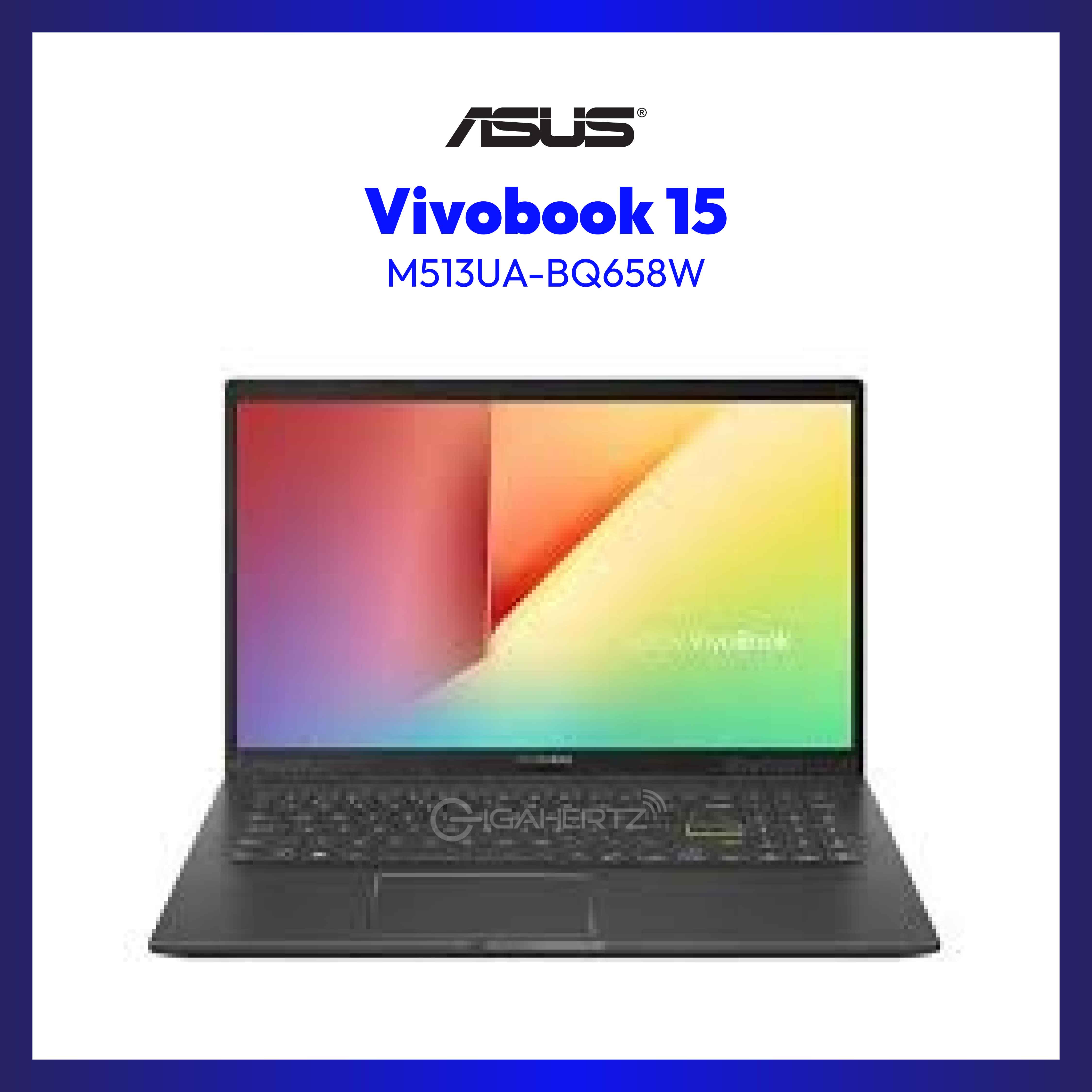 Asus Vivobook 15 M513UA-BQ658W | 15.6" FHD | Ryzen 5 5500U | Radeon Graphics | 8GB RAM | 512GB SSD | WIN 11
