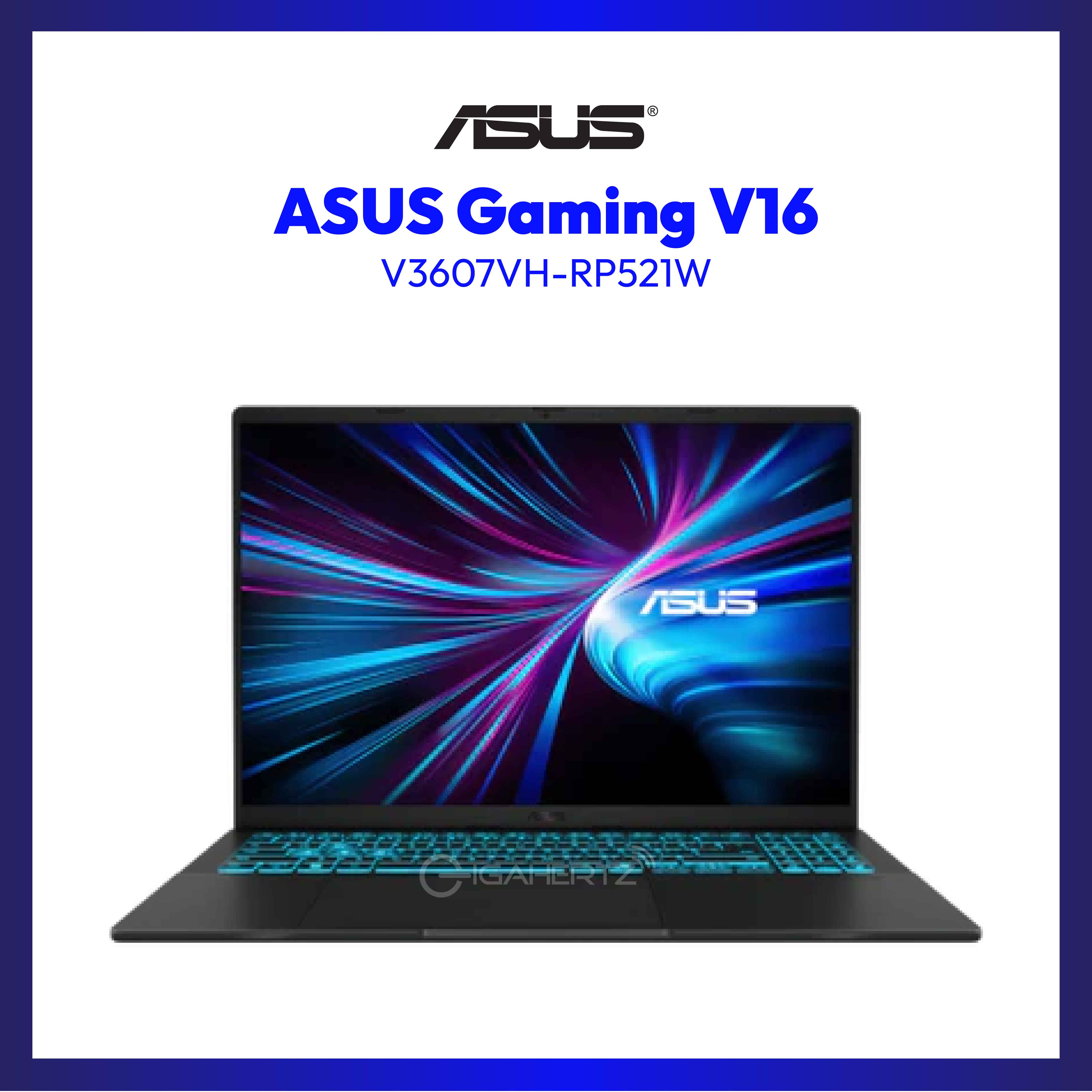 ASUS Gaming V16 V3607VH-RP521W | 16" FHD | Intel Core 5 | NVIDIA® GeForce RTX™ 5050 | 16GB RAM | 512GB SSD | WIN 11