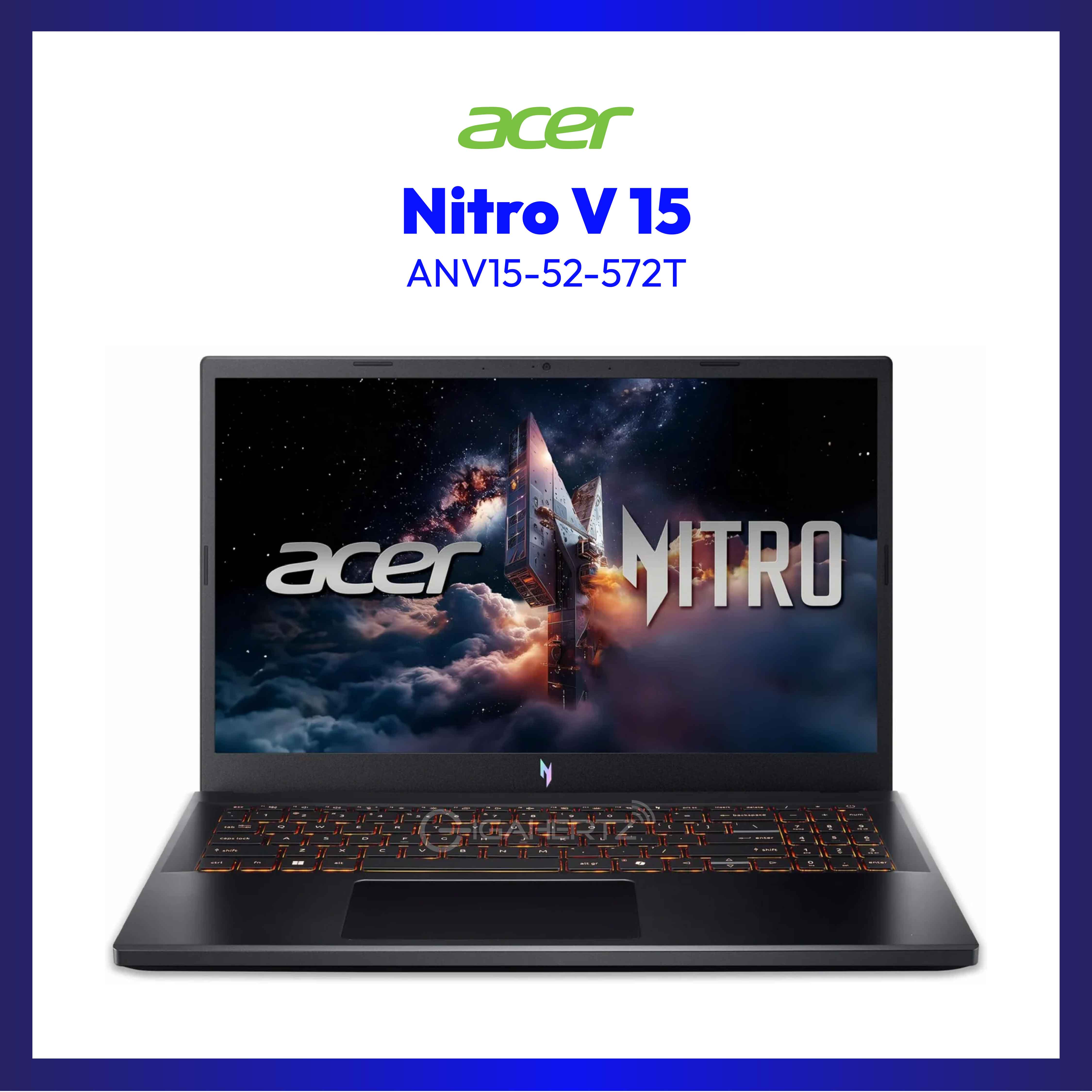 Acer Nitro ANV15-52-572T | 15.6" IPS | Intel Core i5-13420H | NVIDIA GeForce RTX 5050 | 16GB RAM | 512GB SSD | WIN 11 HOME