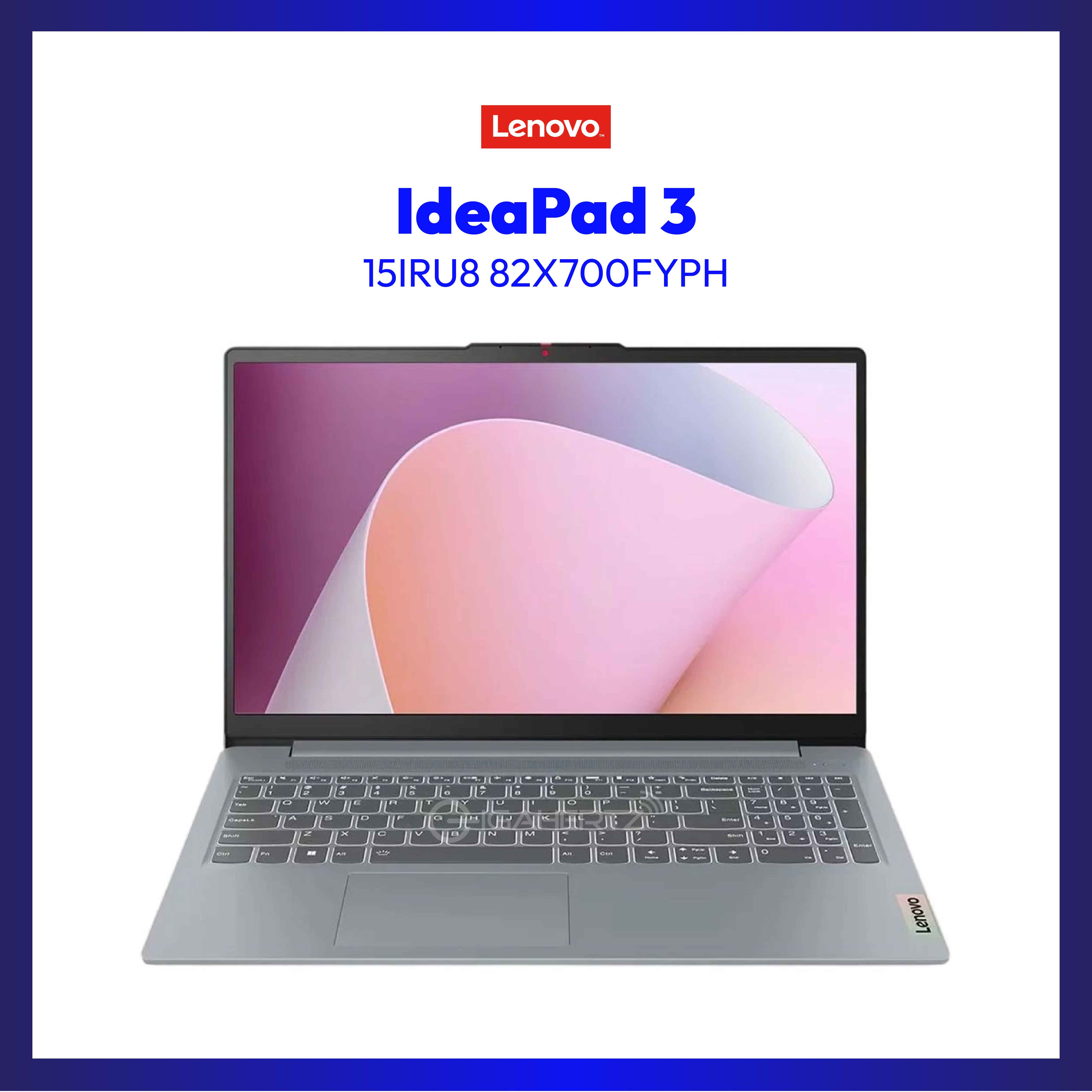 Lenovo IdeaPad 3 15IRU8 82X700FYPH | Intel Core i3-1315U | Intel UHD Graphics | 8GB RAM | 512GB SSD | WIN 11
