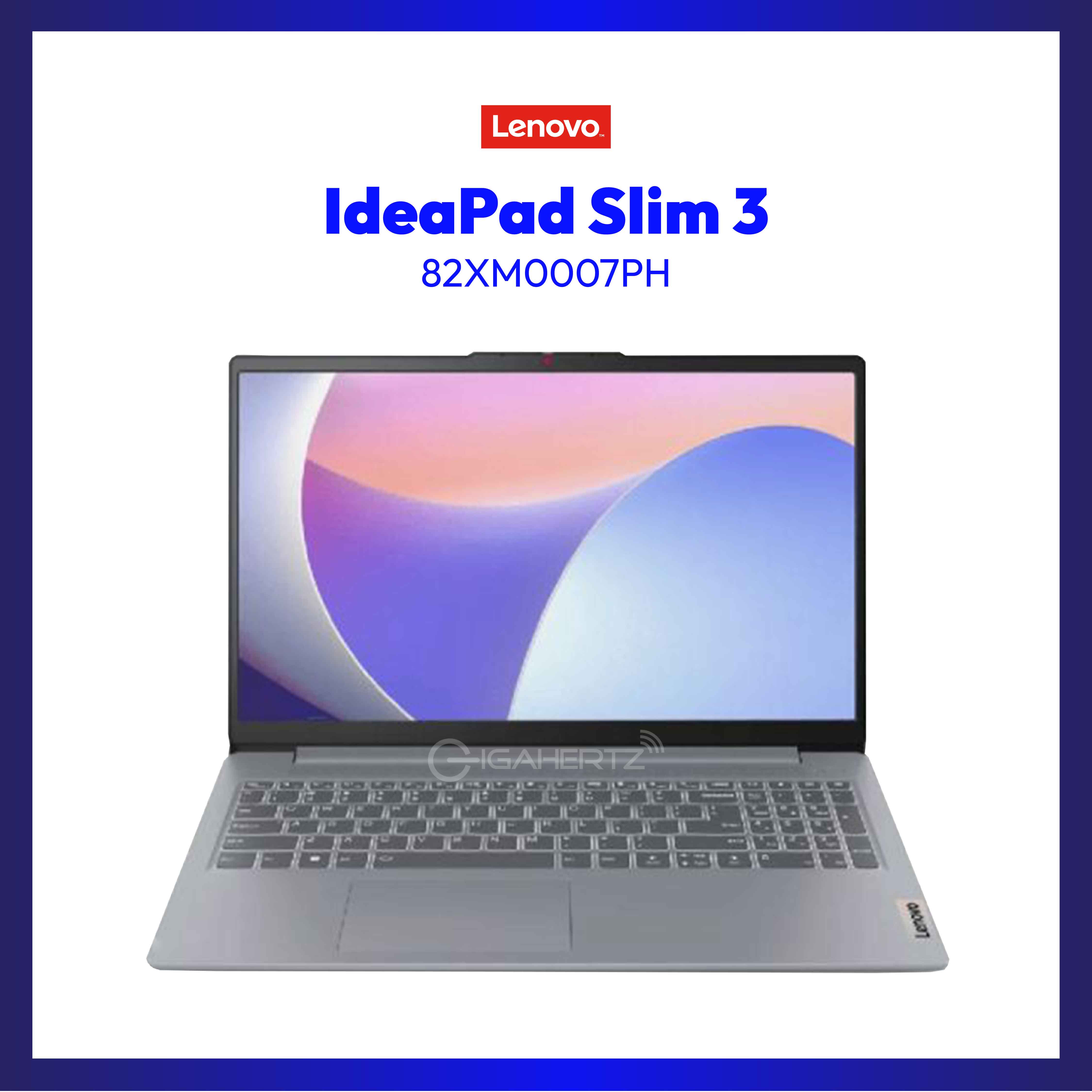 Lenovo IdeaPad Slim 3 82XM0007PH | 15.6" FHD | Ryzen 7 7730U | AMD Radeon Graphics | 16GB RAM | 512GB SSD | WIN 11