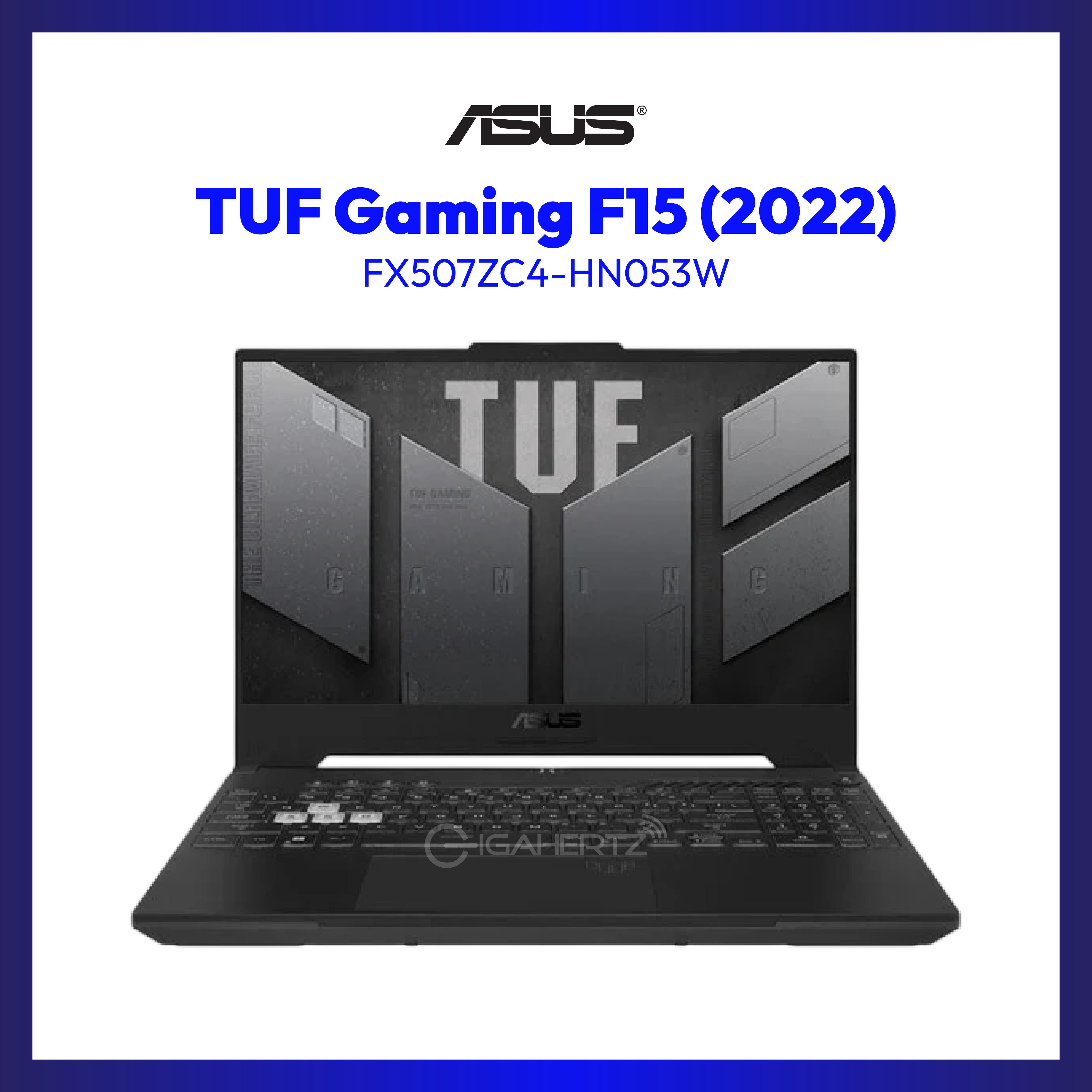 ASUS TUF Gaming F15 (2022) FX507ZC4-HN053W | 15.6" FHD | i5-12500H | GeForce RTX 3050 | 8GB RAM | 512GB SSD | WIN 11