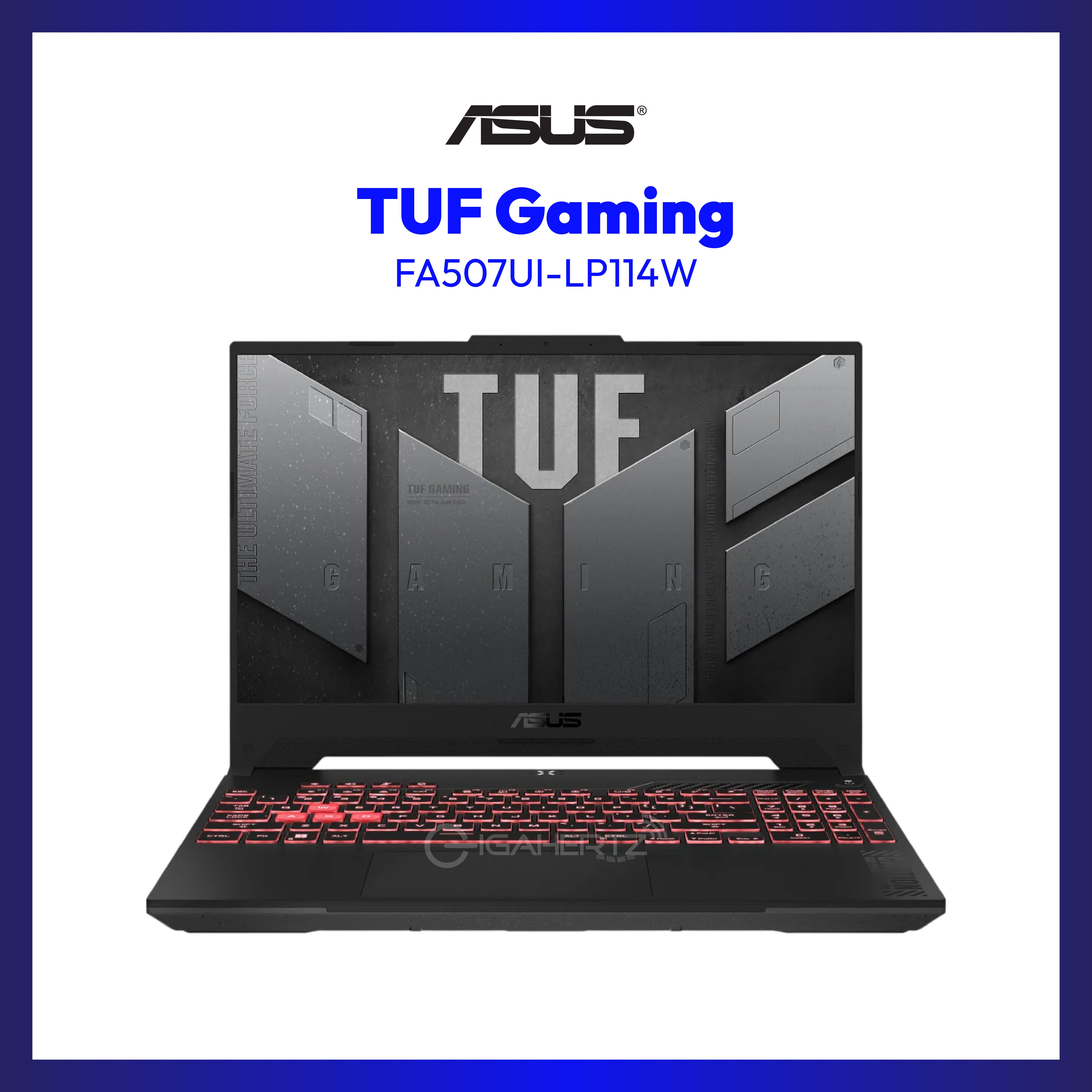 Asus TUF Gaming FA507UI-LP114W | 15.6" FHD | Ryzen 7 8845HS | GeForce RTX 4070 | 16GB RAM | 512GB SSD | WIN 11