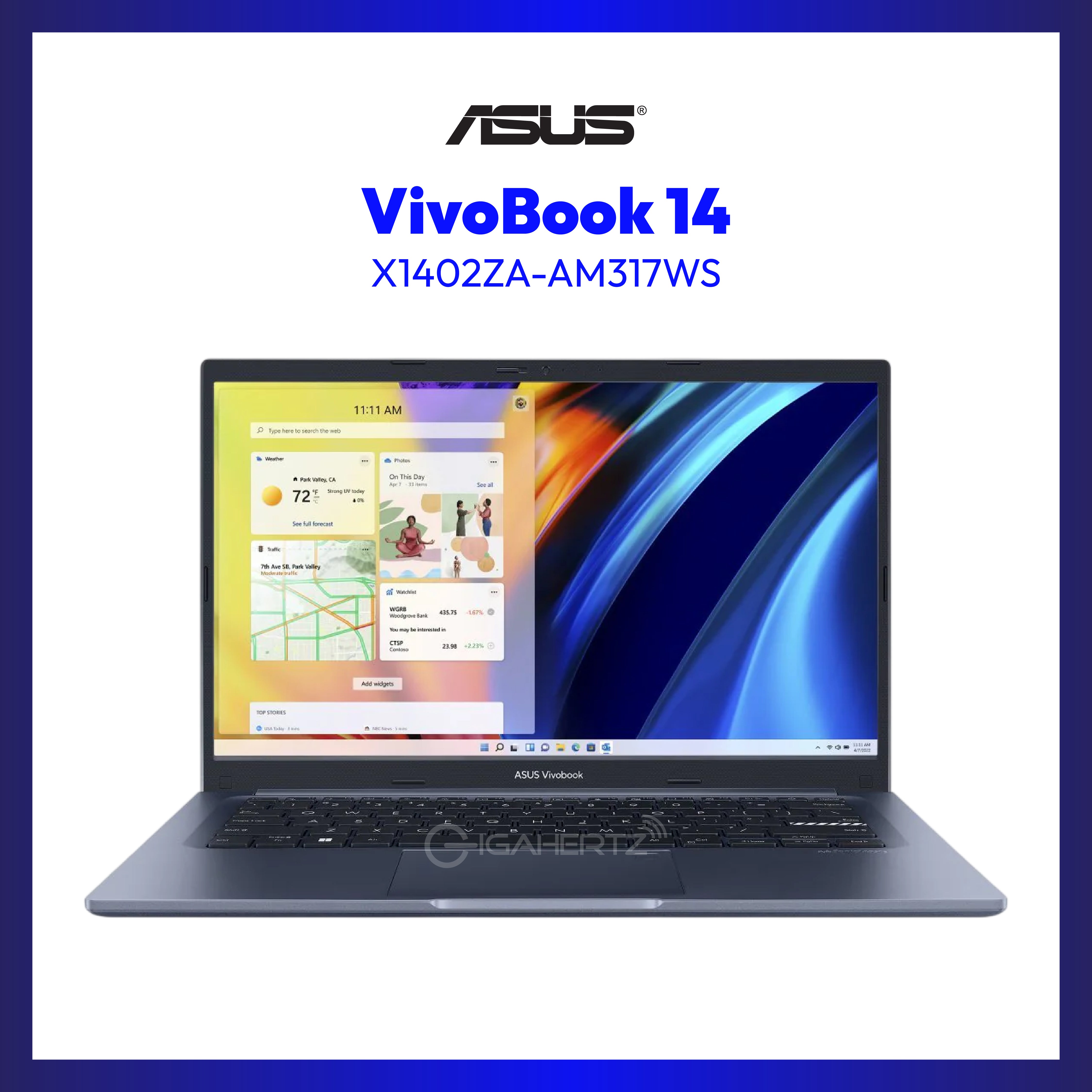 Asus VivoBook 14 X1402ZA-AM317WS | 14" FHD | i5-1240P | UHD Graphics | 8GB RAM | 512GB SSD | WIN 11