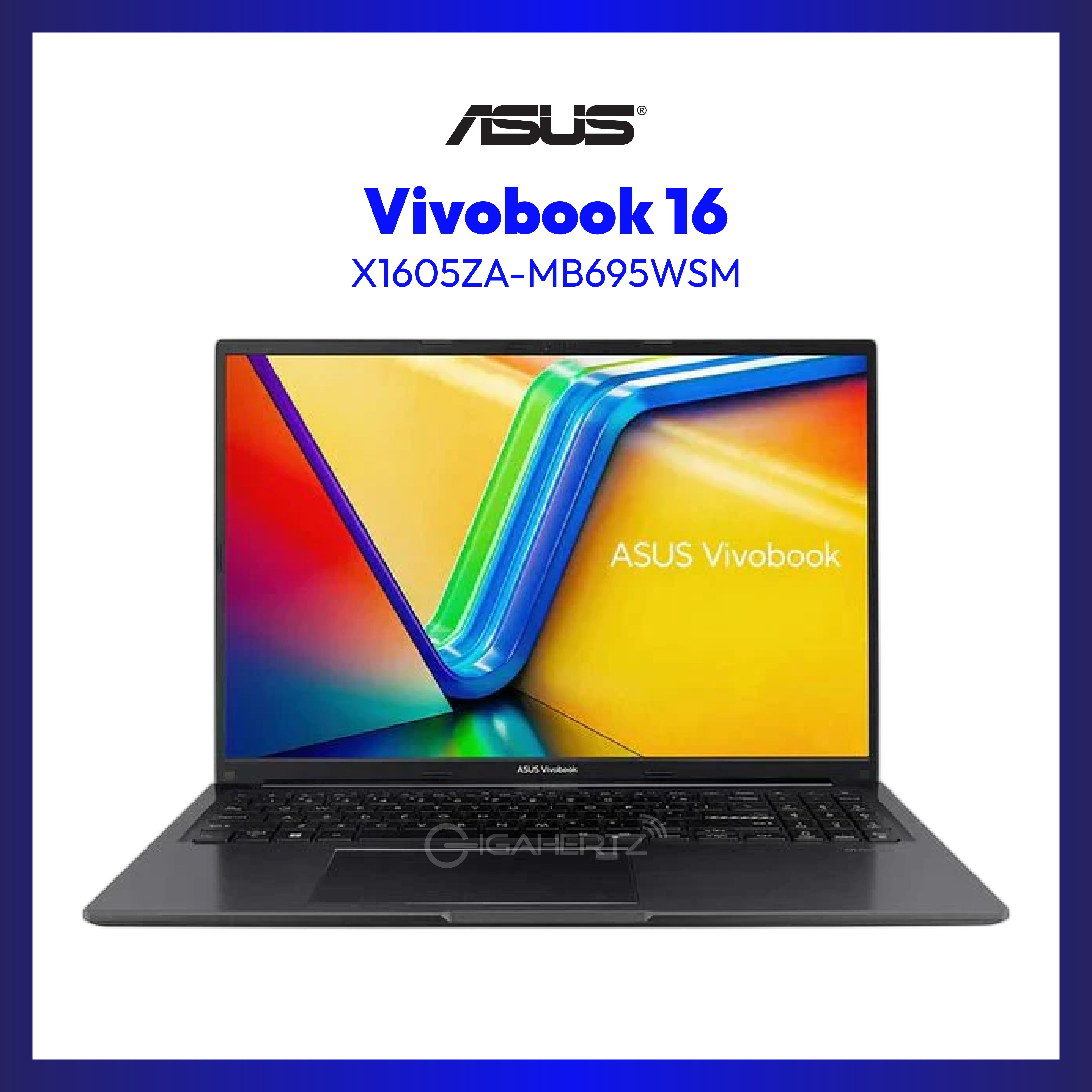 Asus Vivobook 16 X1605ZA-MB695WSM | 16" IPS | i7-12700H | Intel Iris Xe Graphics | 16GB RAM | 512GB SSD | WIN 11