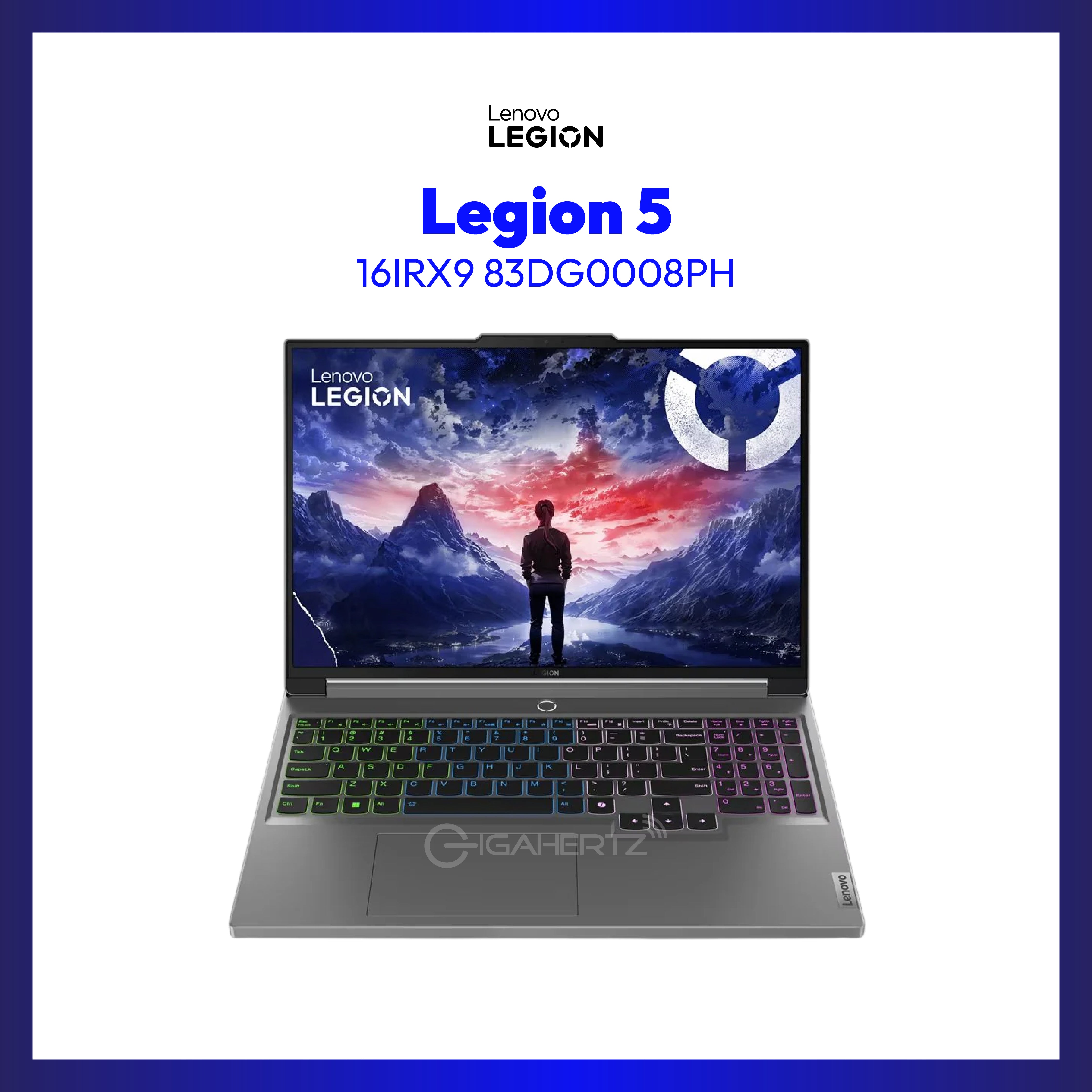Lenovo Legion 5 16IRX9 83DG0008PH | 16" IPS | i7-14650HX | GeForce RTX 4070 | 16GB RAM | 1TB SSD | WIN 11