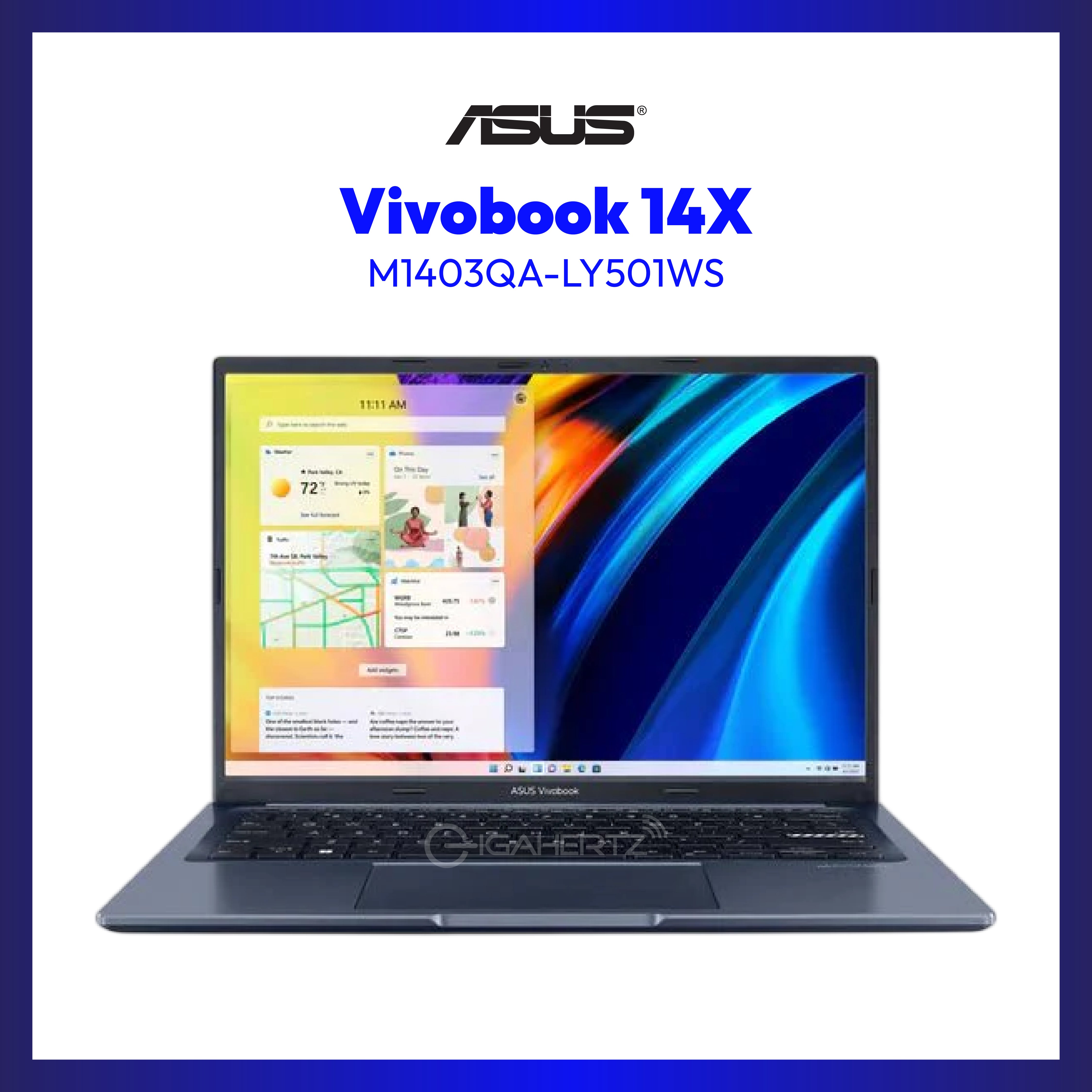 Sleek and Powerful: Asus Vivobook 14X M1403QA Laptop | GigaHertz