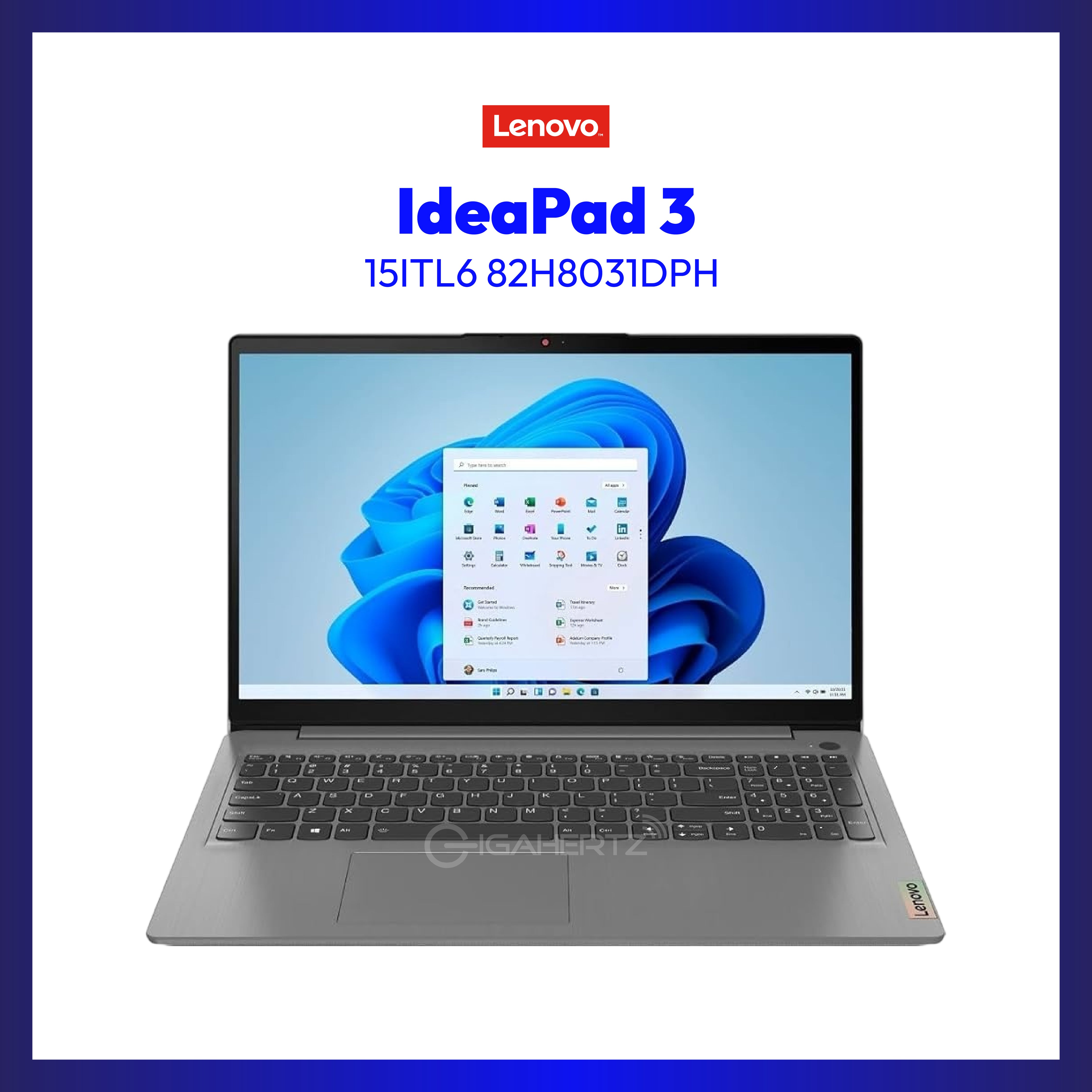 Lenovo IdeaPad 3 15ITL6 82H8031DPH | 15.6" FHD | i5-1155G7 | Iris Xe Graphics | 8GB RAM | 512GB SSD | WIN 11