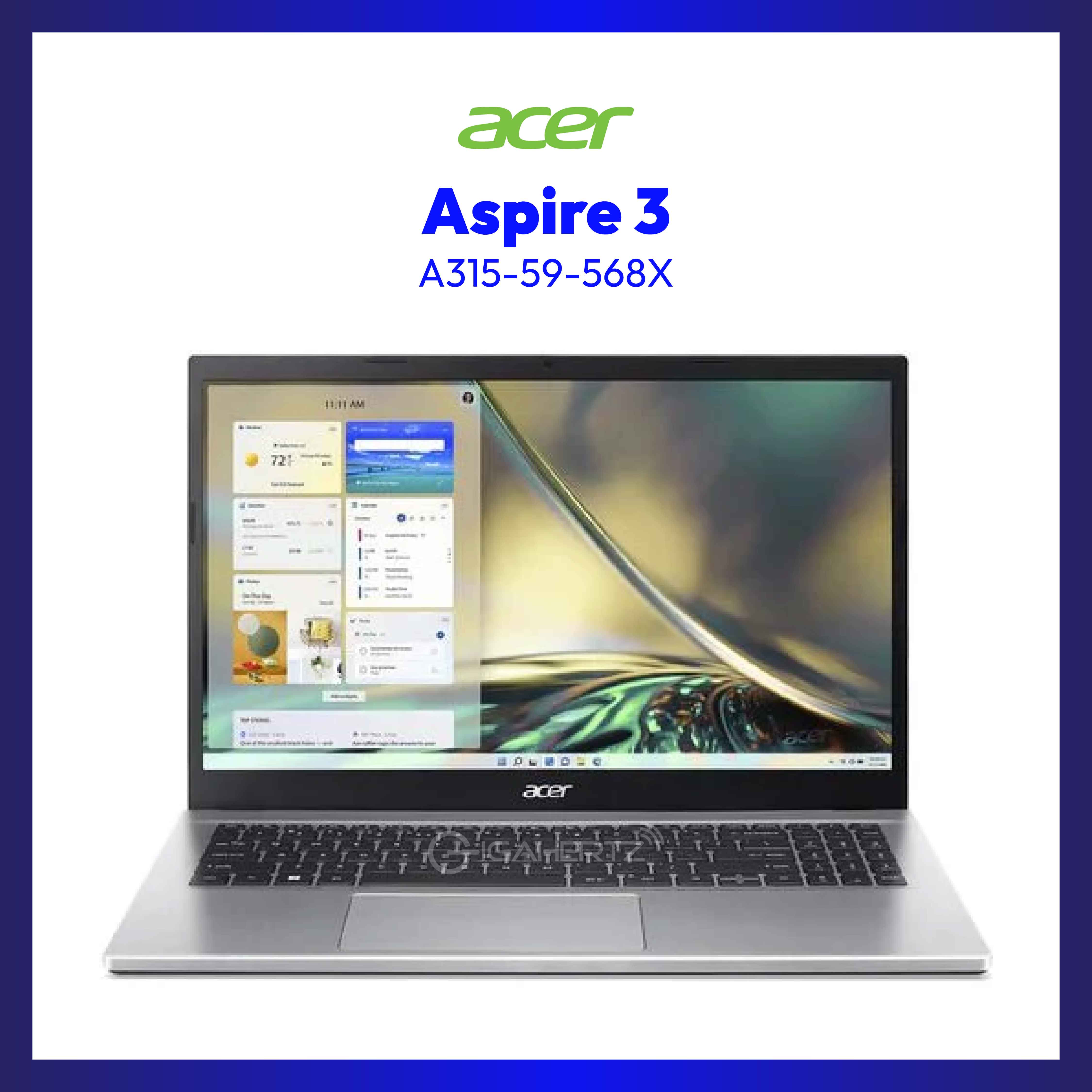 Acer Aspire 3 A315-59-568X | 15.6" | i3-1215U | UHD Graphics | 8GB RAM | 512GB SSD | WIN 11