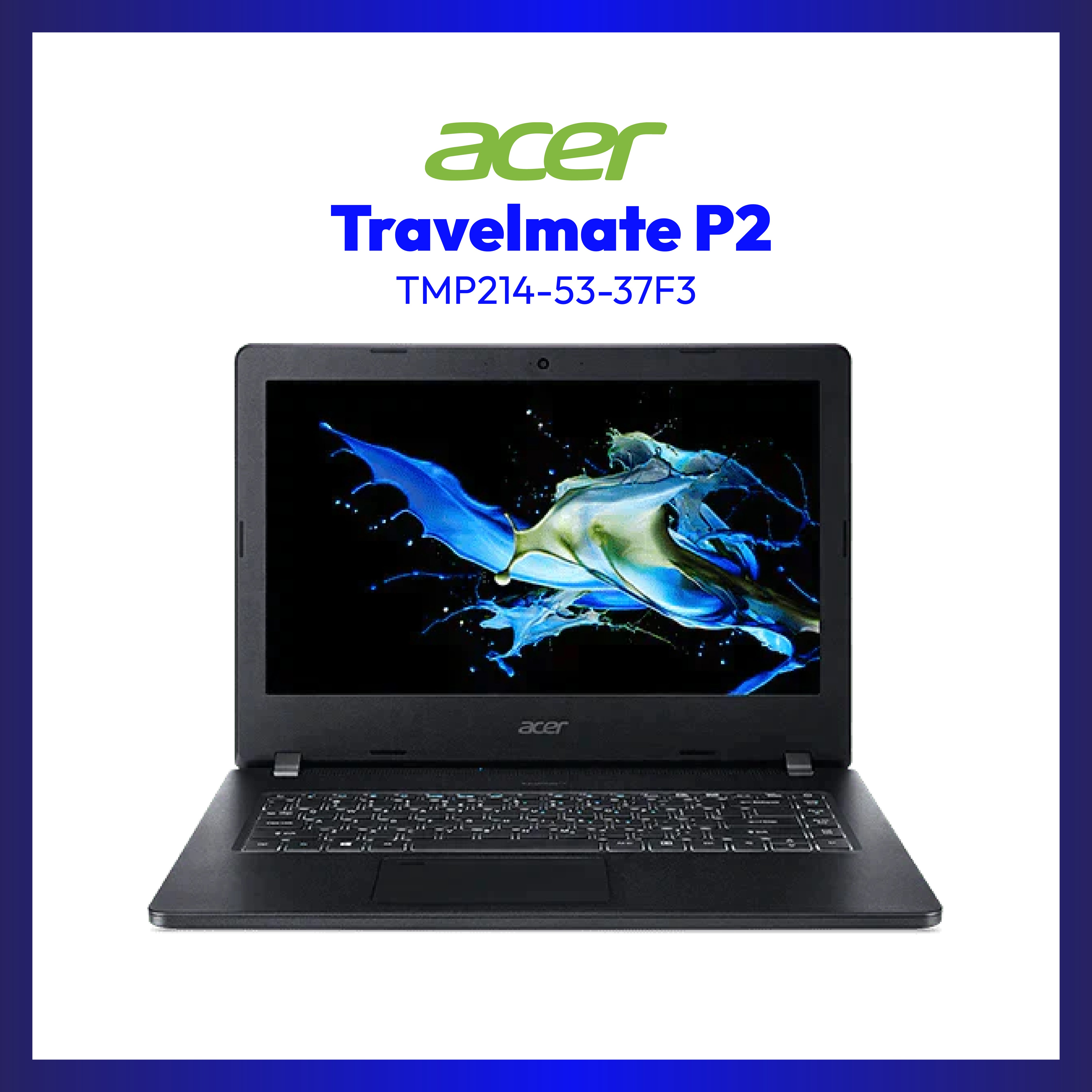 Acer Travelmate P2 - TMP214-53-37F3 | 14" FHD | i3-1115G4 | UHD Graphics | 8GB RAM | 1TB +128GB SSD | WIN 10