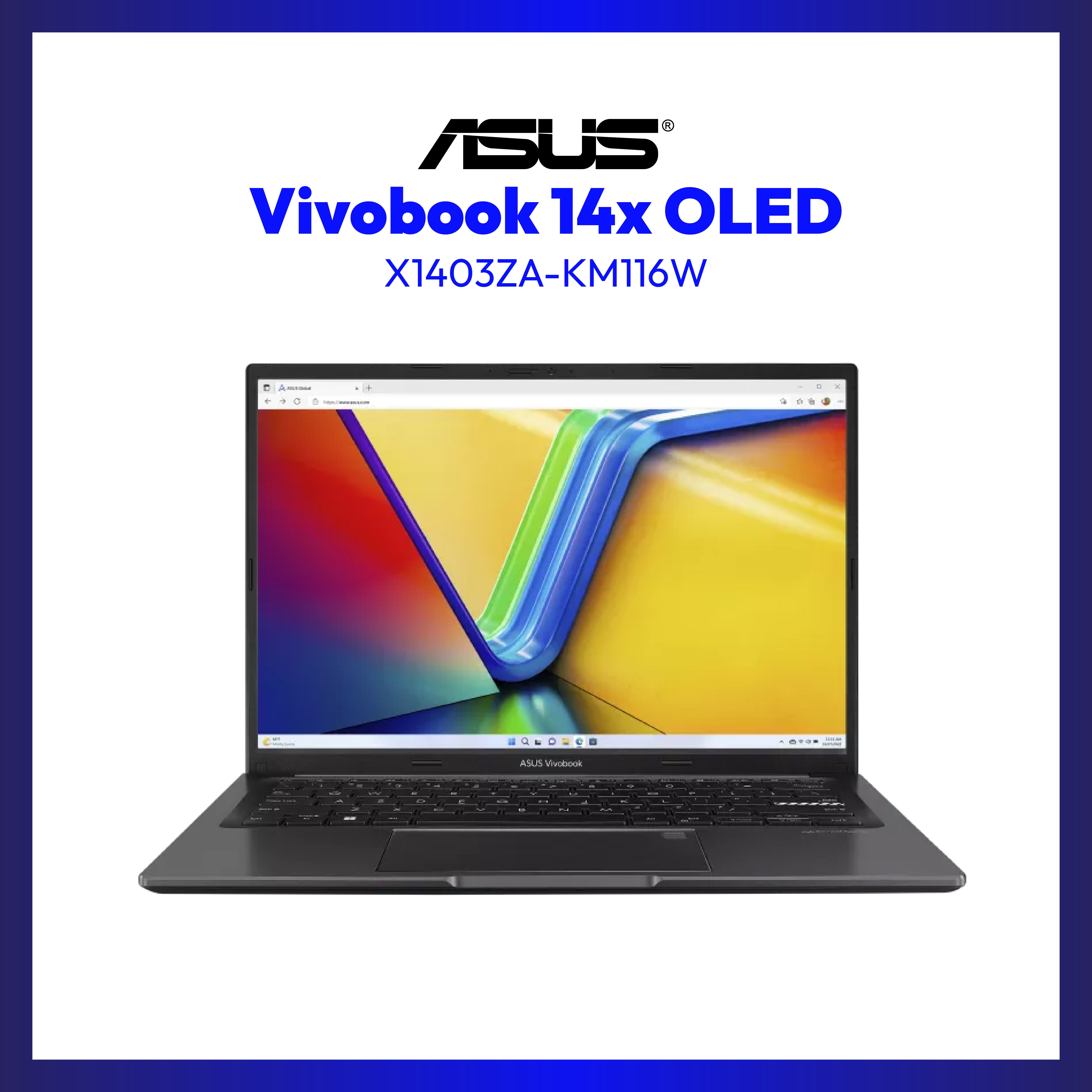 Asus VivoBook 14X OLED X1403ZA-KM116WS | 14" OLED | i5-12500H | UHD Graphics | 8GB RAM | 512GB SSD | WIN 11