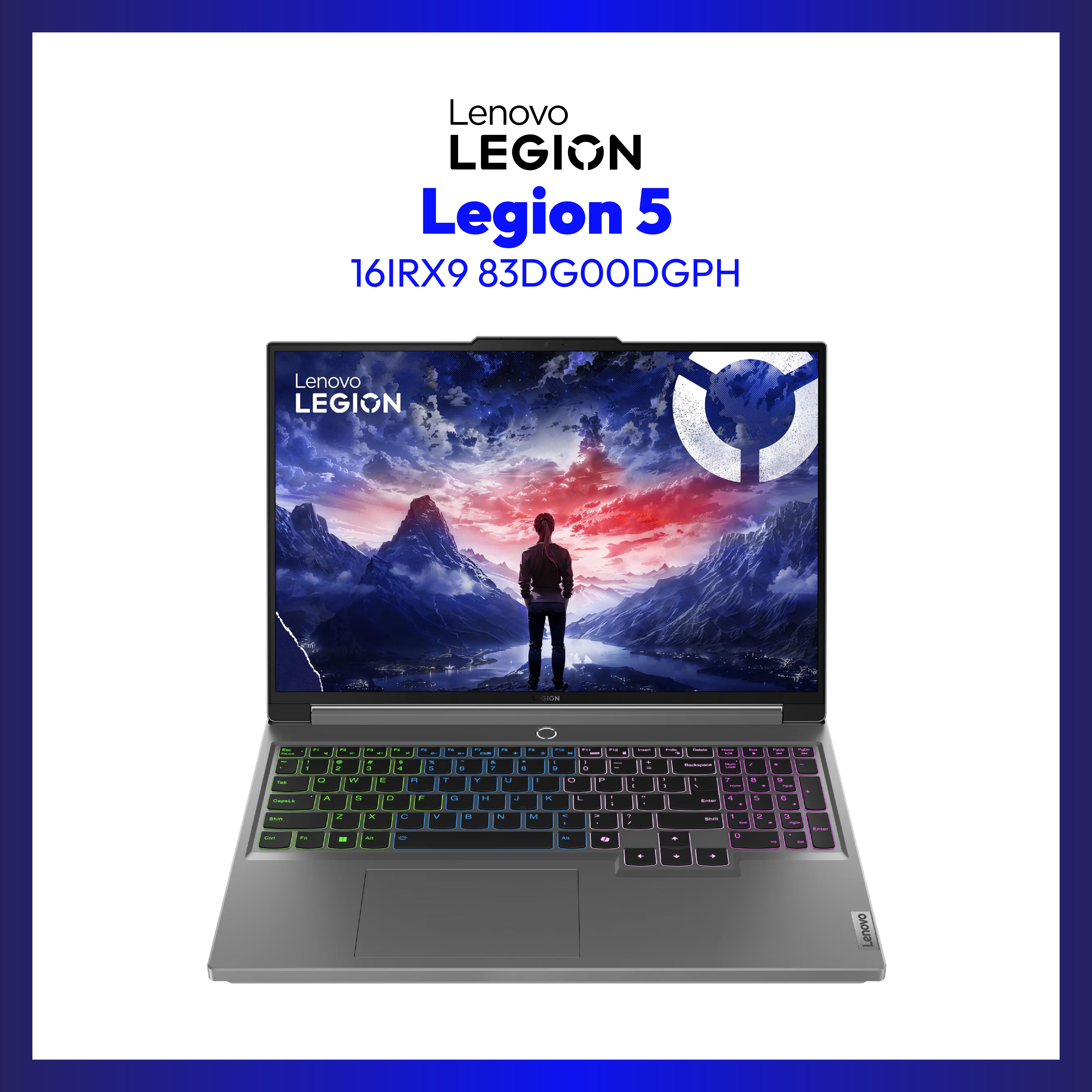Lenovo Legion 5 16IRX9 83DG00DGPH | 16" WQXGA | i7-14650HX | GeForce RTX 4060 | 16GB RAM | 1TB SSD | WIN 11