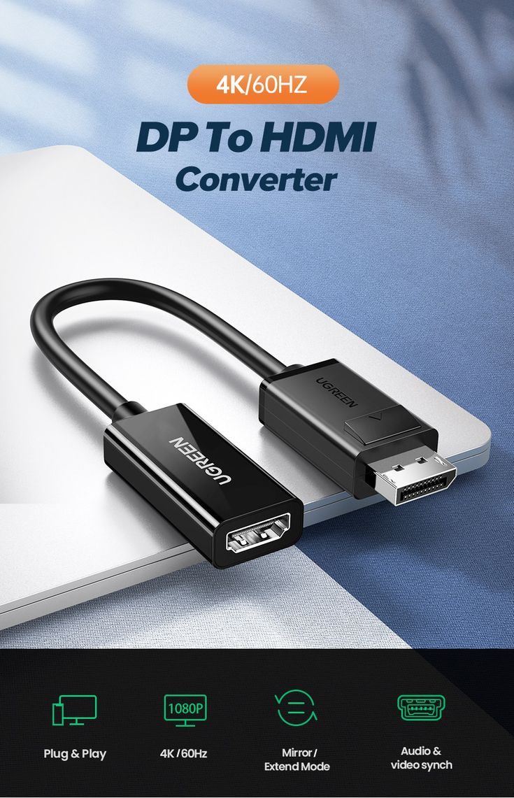 Ugreen Mini DP - HDMI Converter Cable