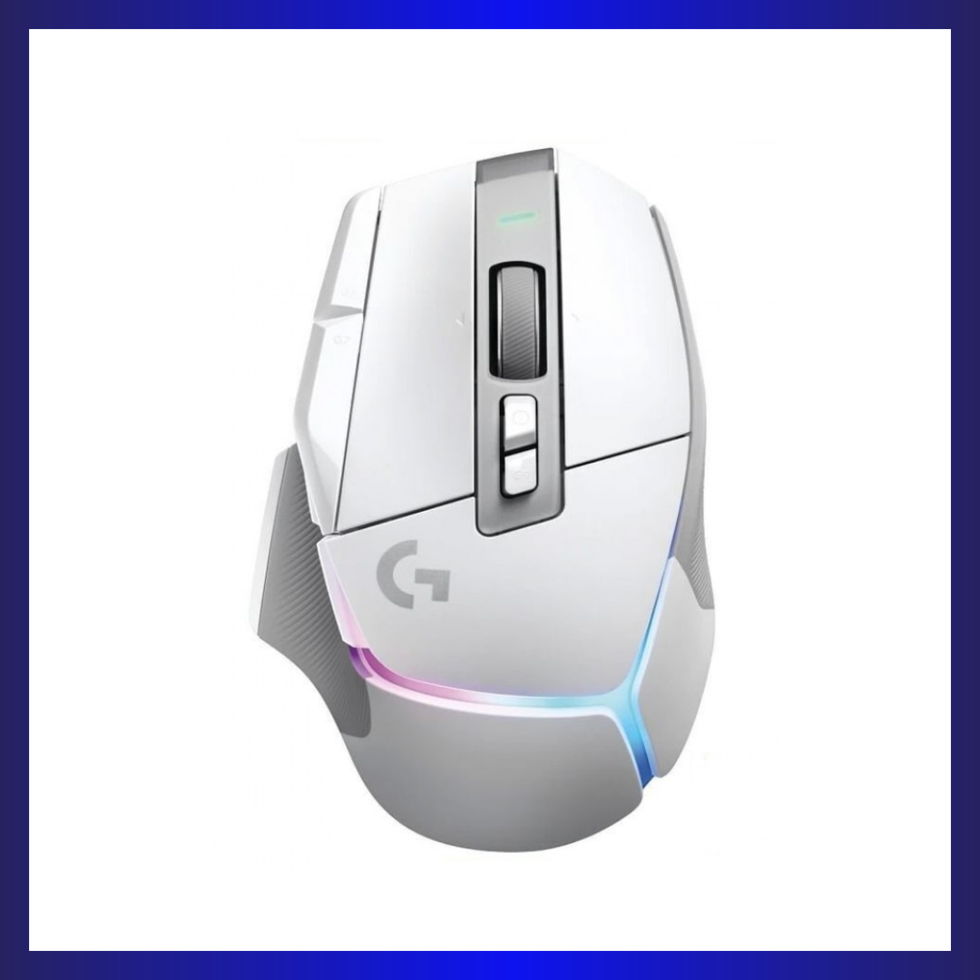 Logitech G502 X PLUS (910-006173) | HERO 25K Sensor | LIGHTSPEED Wireless | LIGHTFORCE Switches | RGB | White