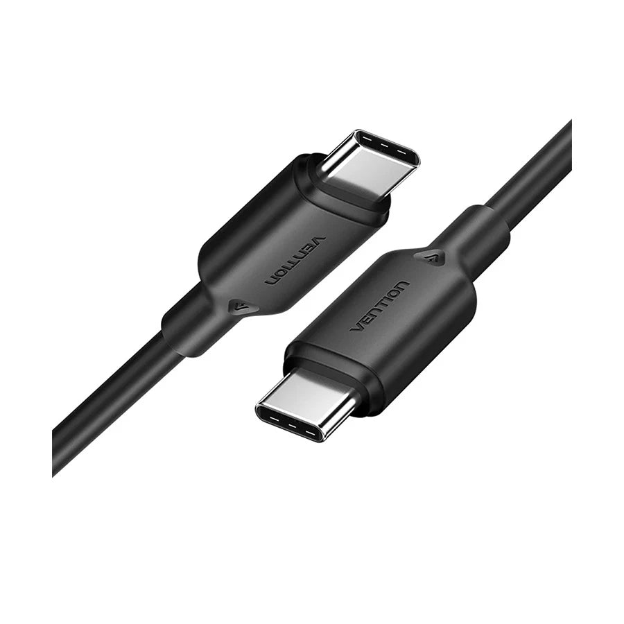 Vention TRCBF USB 2.0 Type-C Male to Male 1M Black Charging & Data Cable