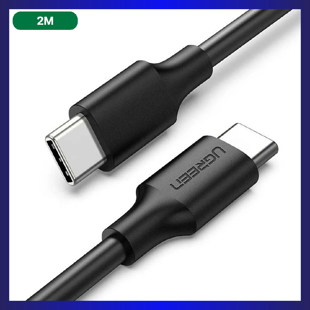 UGREEN USB C to USB C 2.0 2m Data Cable (Black) (US286/10306)