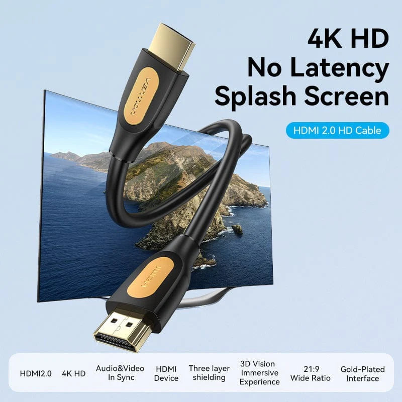 Vention HDMI Cable - (3M) (ALIBF, ALIBG, ALIBH, ALIBI, ALIBJ, ALIBL, ALIBN)