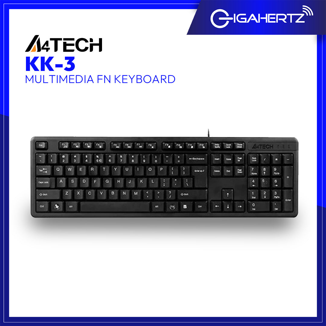A4Tech KK - 3 Multimedia FN Keyboard | Gigahertz