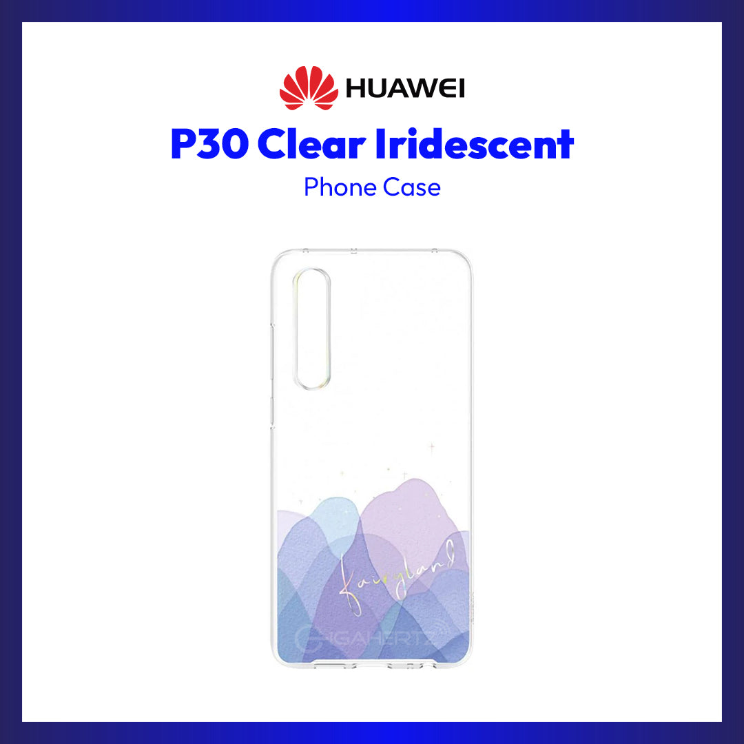 Huawei Case P30 Clear Iridescent