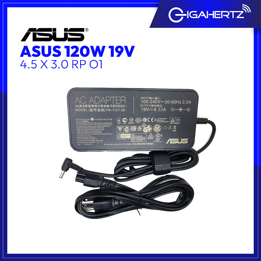 Asus 120W 19V 4.5 X 3.0 RP O1 | Gigahertz