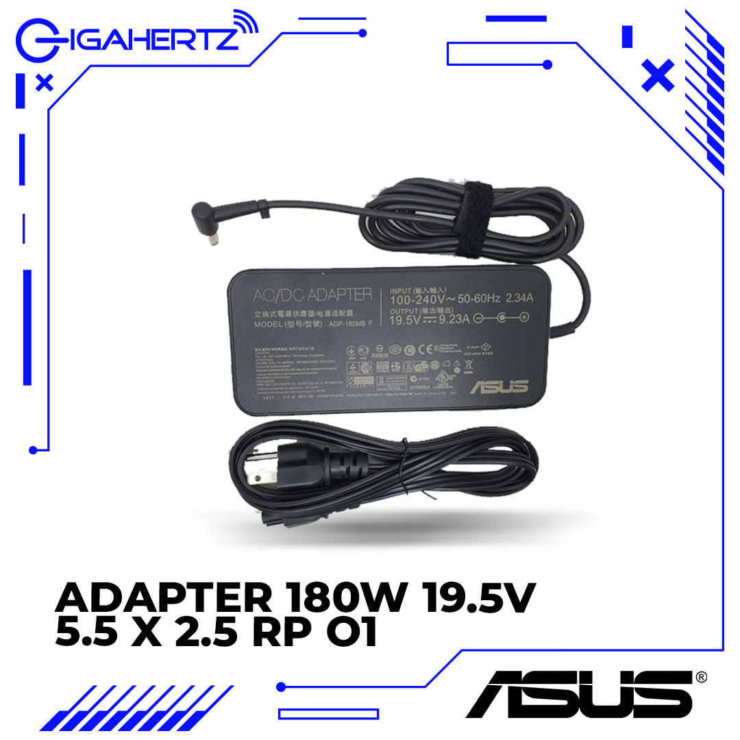Asus Adapter 180W 19.5V 5.5 x 2.5 RP O1