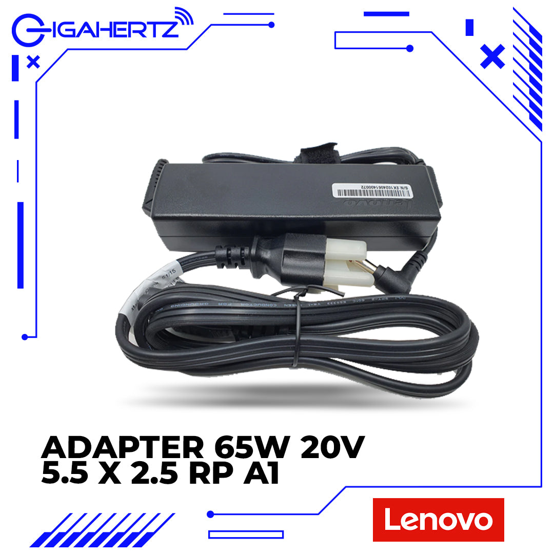 Lenovo Adapter 65W 20V 5.5 X 2.5 RP A1
