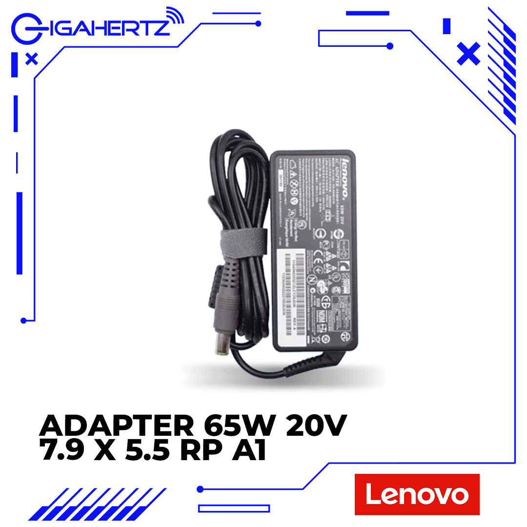 Lenovo Adapter 65W 20V 7.9 X 5.5 RP A1