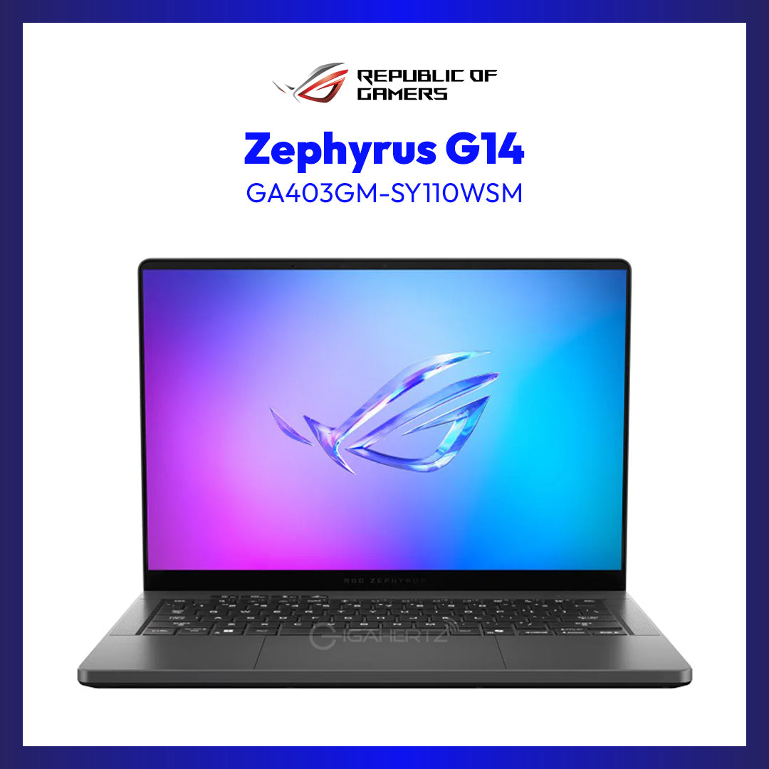 ASUS ROG Zephyrus G14 GA403GM-SY110WSM Gaming Laptop (Eclipse Gray) | 14" 3K (2880x1800) OLED 120Hz | Ryzen AI 9 465 | 32GB RAM | 1TB SSD | RTX 5060 | Windows 11 Home