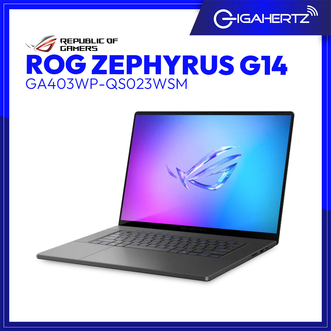 ASUS ROG Zephyrus G14 GA403WP-QS023WSM | AMD Ryzen™ AI 9 HX 370 | NVIDIA® GeForce RTX™ 5070 | 32GB RAM | 1TB SSD | WIN 11
