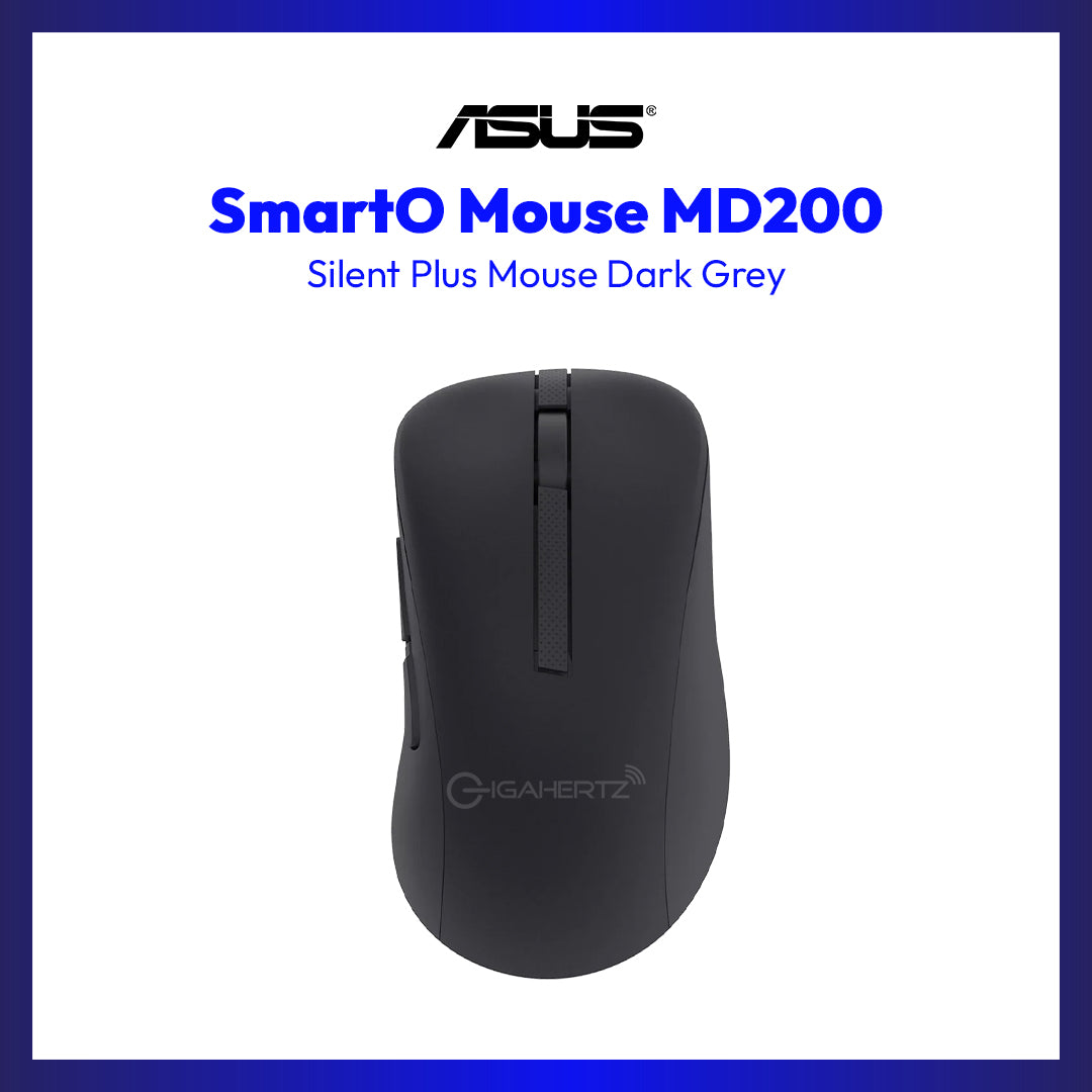 ASUS SmartO Mouse MD200 Silent Plus (Dark Grey)