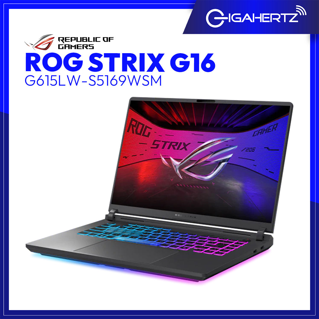 ASUS ROG Strix G16 G615LW-S5169WSM | ULTRA 9 275HX RTX5080 | 1TB SSD | 32GB RAM | WIN 11