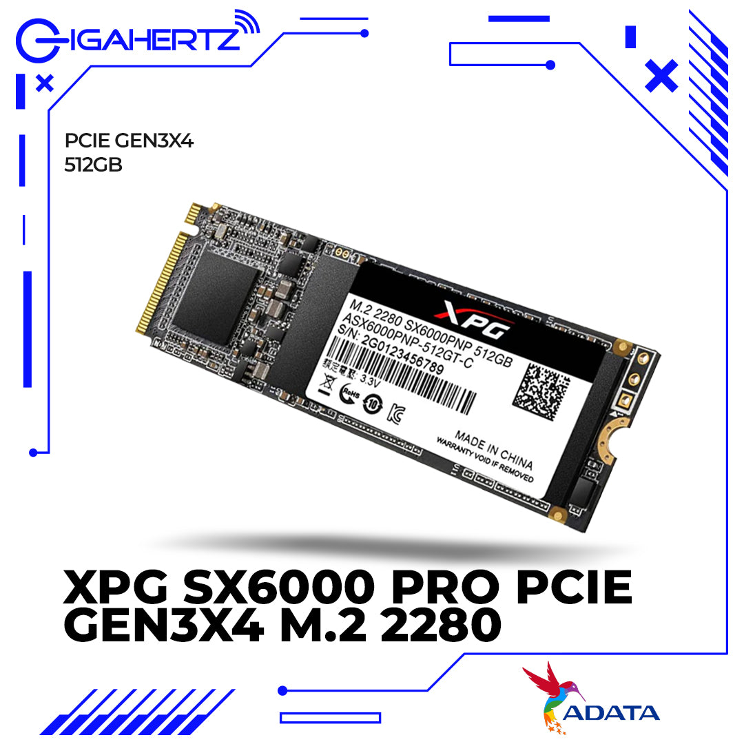 Adata XPG SX6000 Pro PCIe Gen3x4 M.2 2280 Solid State Drive