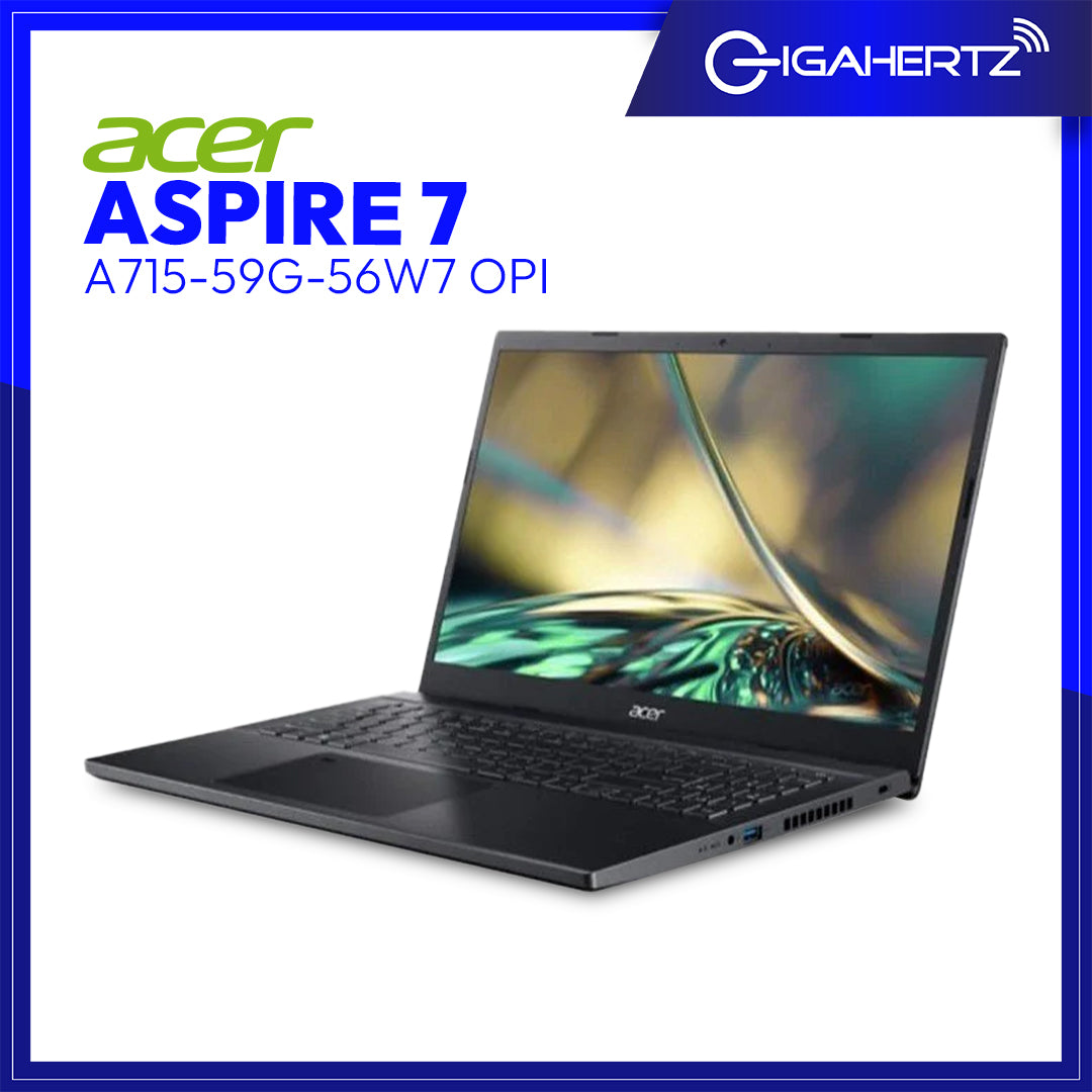 Acer Aspire 7 A715-59G-56W7 OPI | 15.6" FHD | i5-12450H | RTX™ 3050 | 16 GB RAM | 512 GB SSD | WIN 11