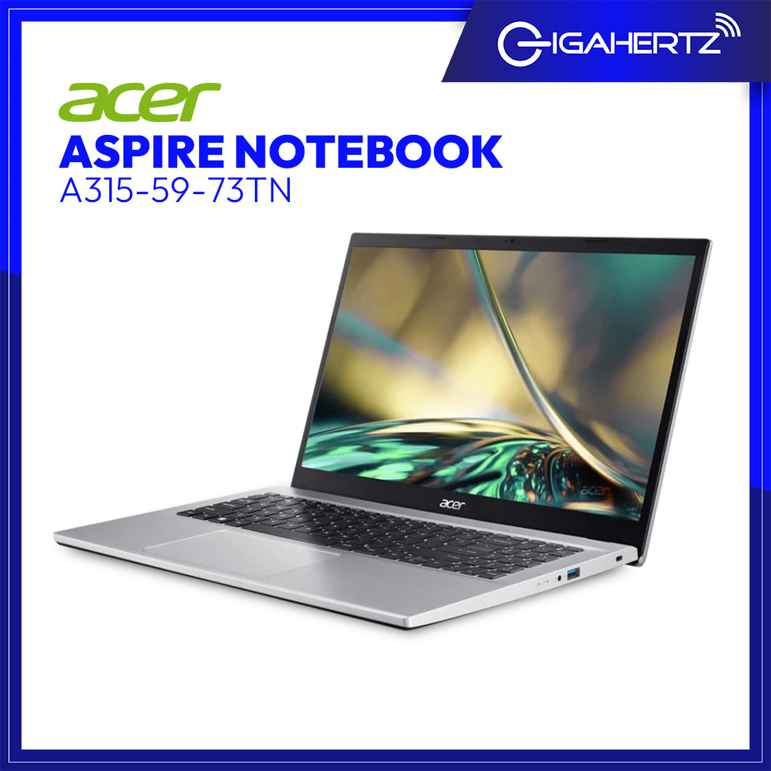 Acer Aspire A315 - 59 - 73TN Notebook | 15.6" | i7 - 1255U | Iris Xe Graphics | 8GB RAM | 512GB SSD | WIN 11 | Gigahertz