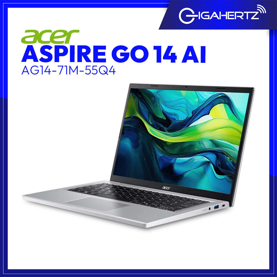Acer Aspire Go AI AG14-71M-55Q4 | 14" IPS | Intel Core Ultra 5 115U | Intel Graphics | 16GB RAM | 512GB SSD | WIN 11