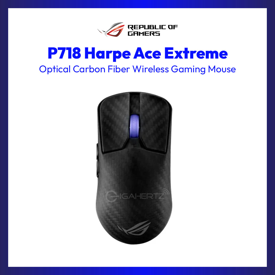 Asus ROG P718 Harpe Ace Extreme ROG Optical Carbon Fiber Wireless Gaming Mouse
