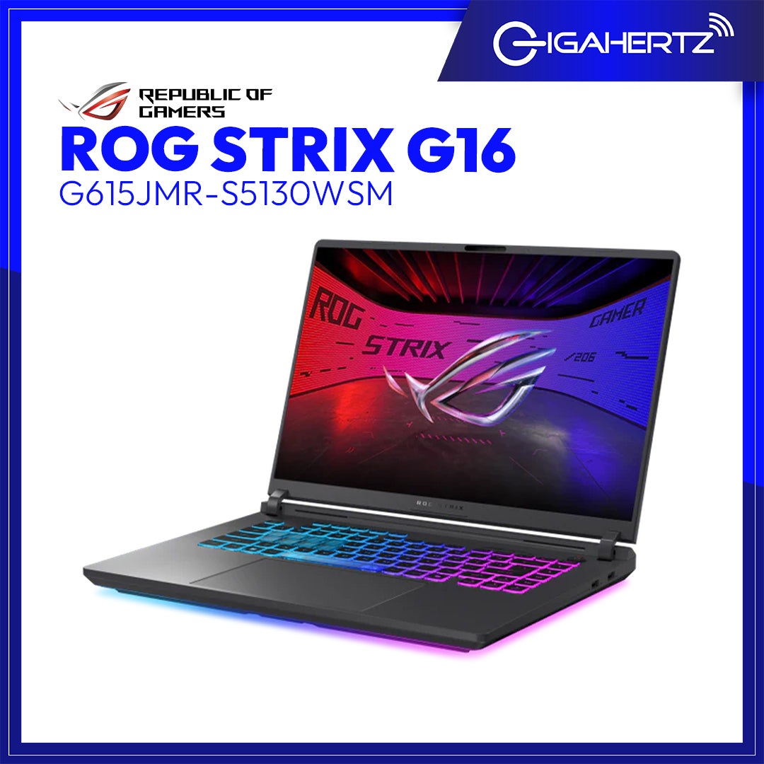 Asus ROG Strix G16 G615JMR-S5130WSM | Intel® Core™ i7-14650HX | NVIDIA® GeForce RTX™ 5060 | 16GB RAM | 1TB SSD | WIN 11