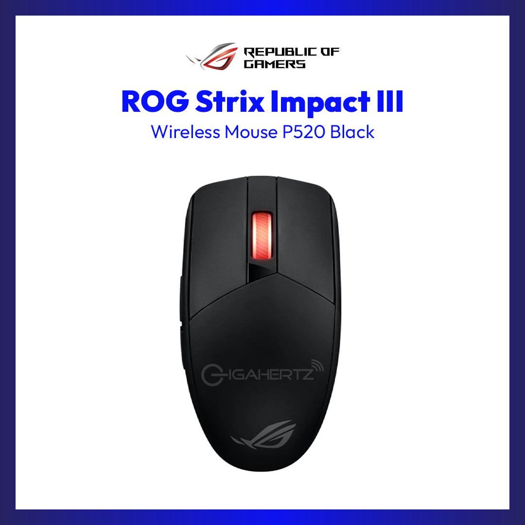 Asus ROG Strix Impact III Wireless Mouse P520 (Black) KB-ASUS ROG STRIX SCOPE II X XA14
