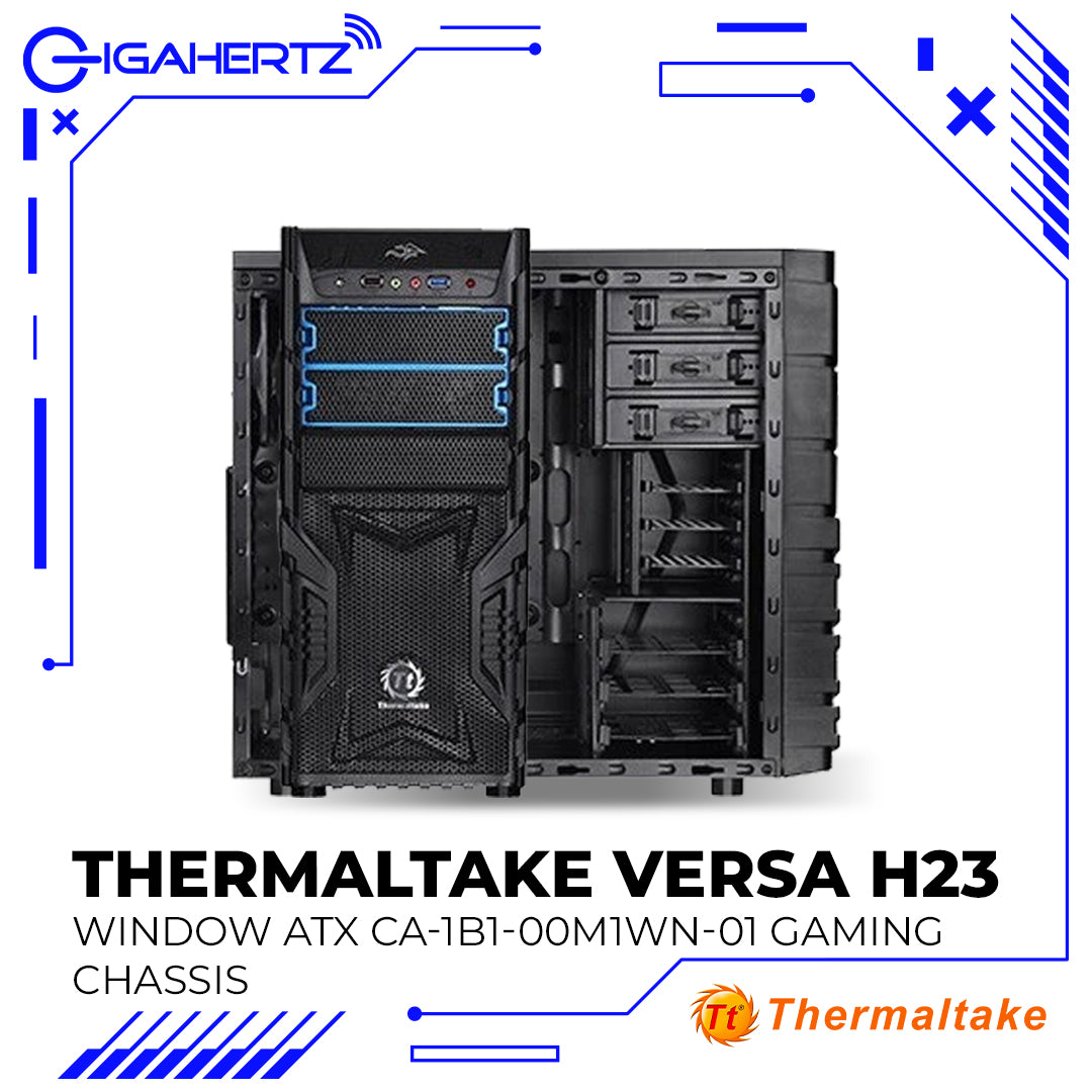 Thermaltake Versa H23 Window ATX CA-1B1-00M1WN-01 Gaming Chassis
