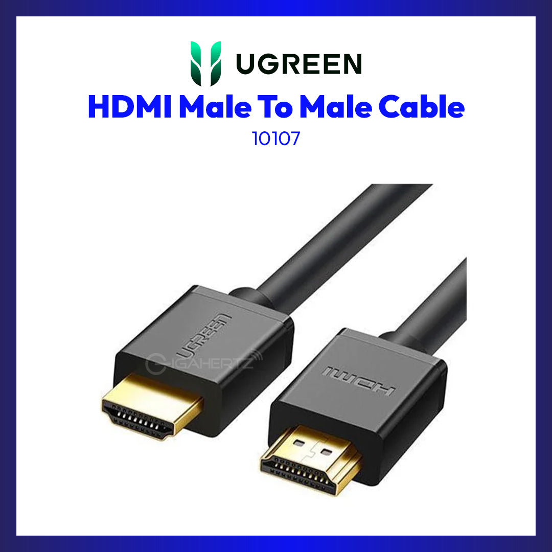 UGREEN 10107 HDMI Male To Male Cable 2-Meters